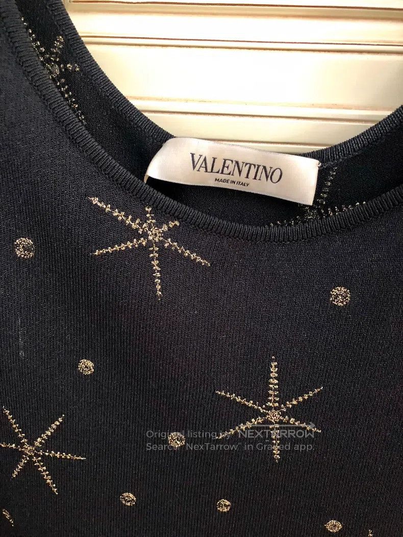 Valentino Valentino Embroidered star slim dress Size XS / US 0-2 / IT 36-38 - 3 Thumbnail