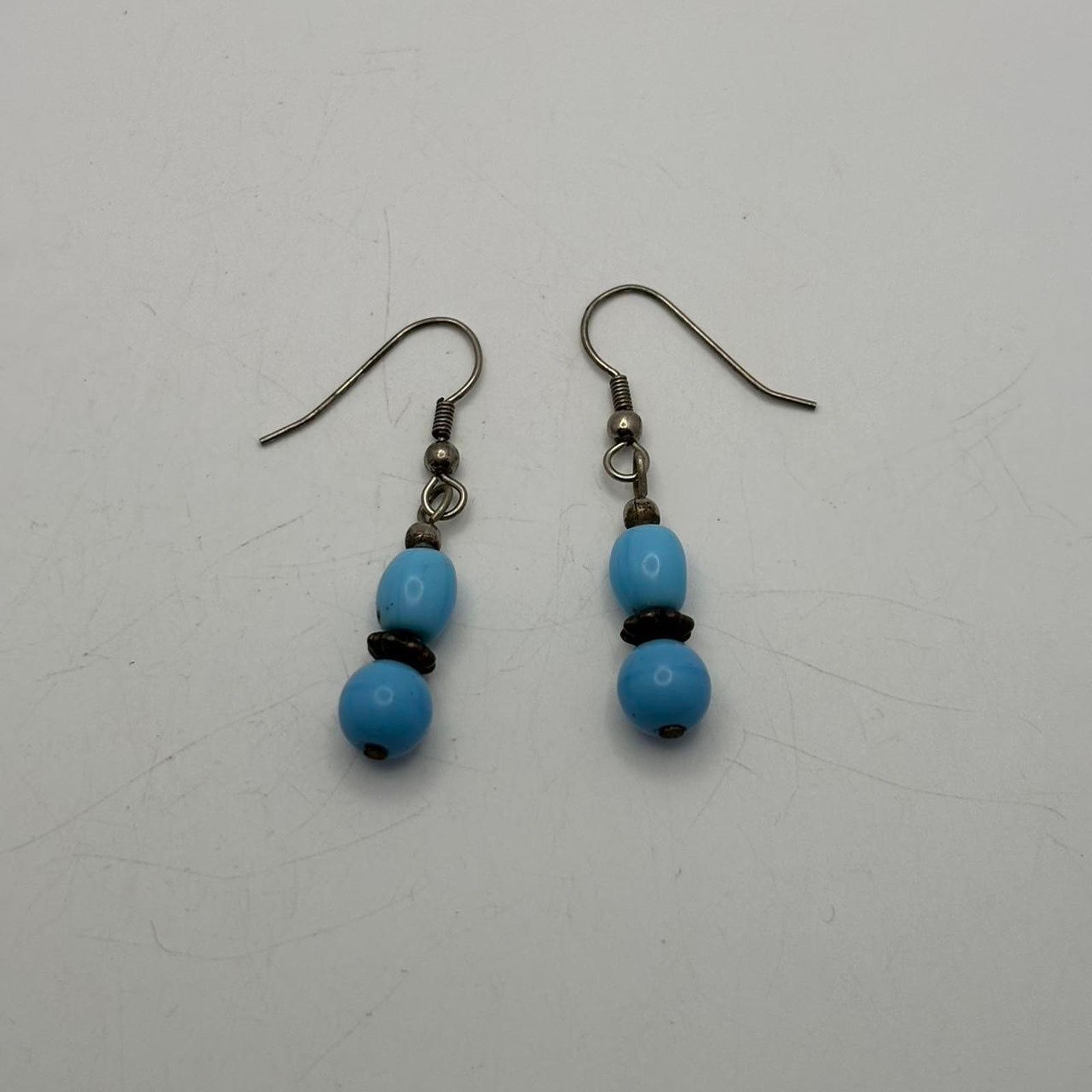 Other Silver & Blue Western Earrings Size ONE SIZE - 2 Thumbnail