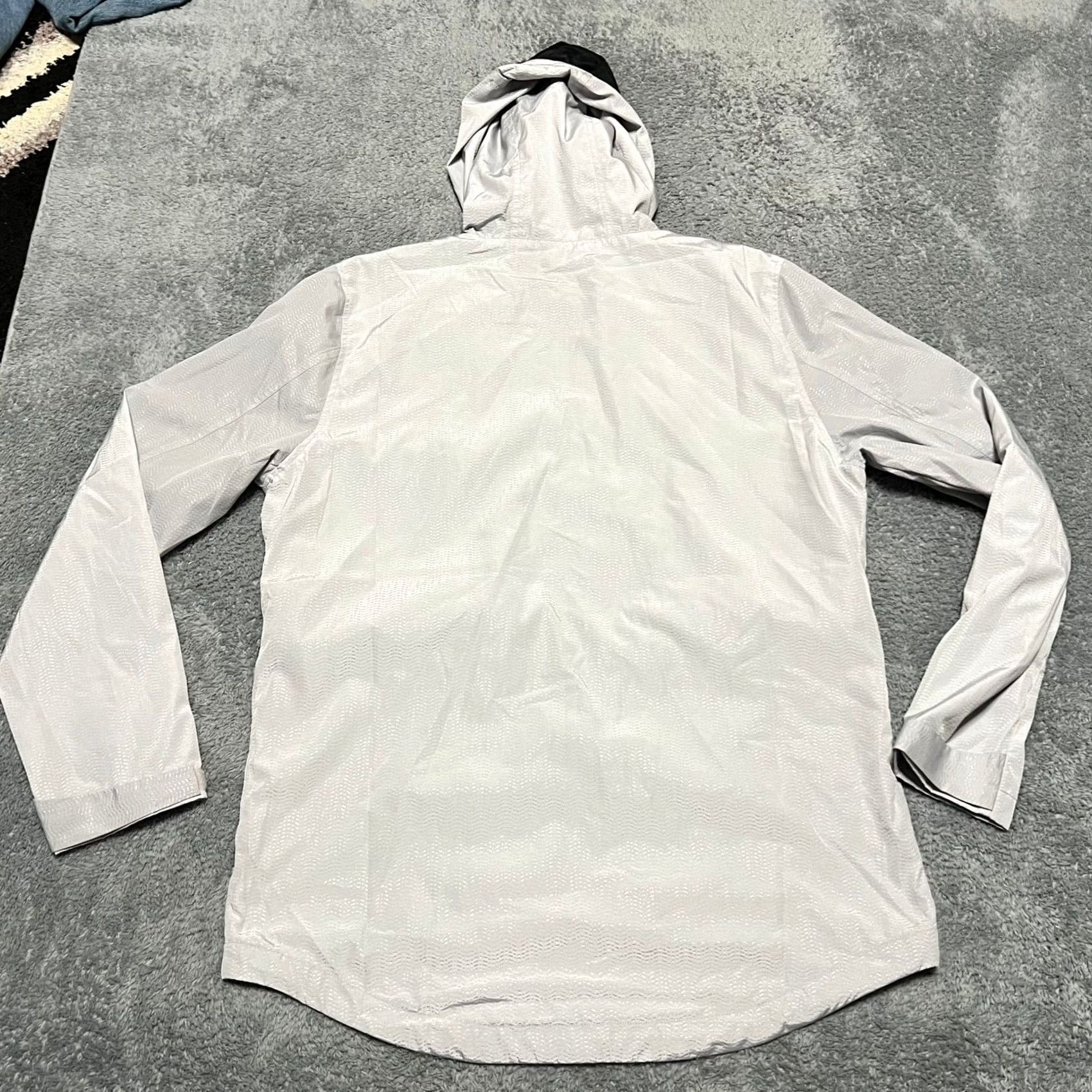 Vintage Strand California Hooded Windbreaker Jacket Gray Silver Mens Large Size US L / EU 52-54 / 3 - 3 Thumbnail