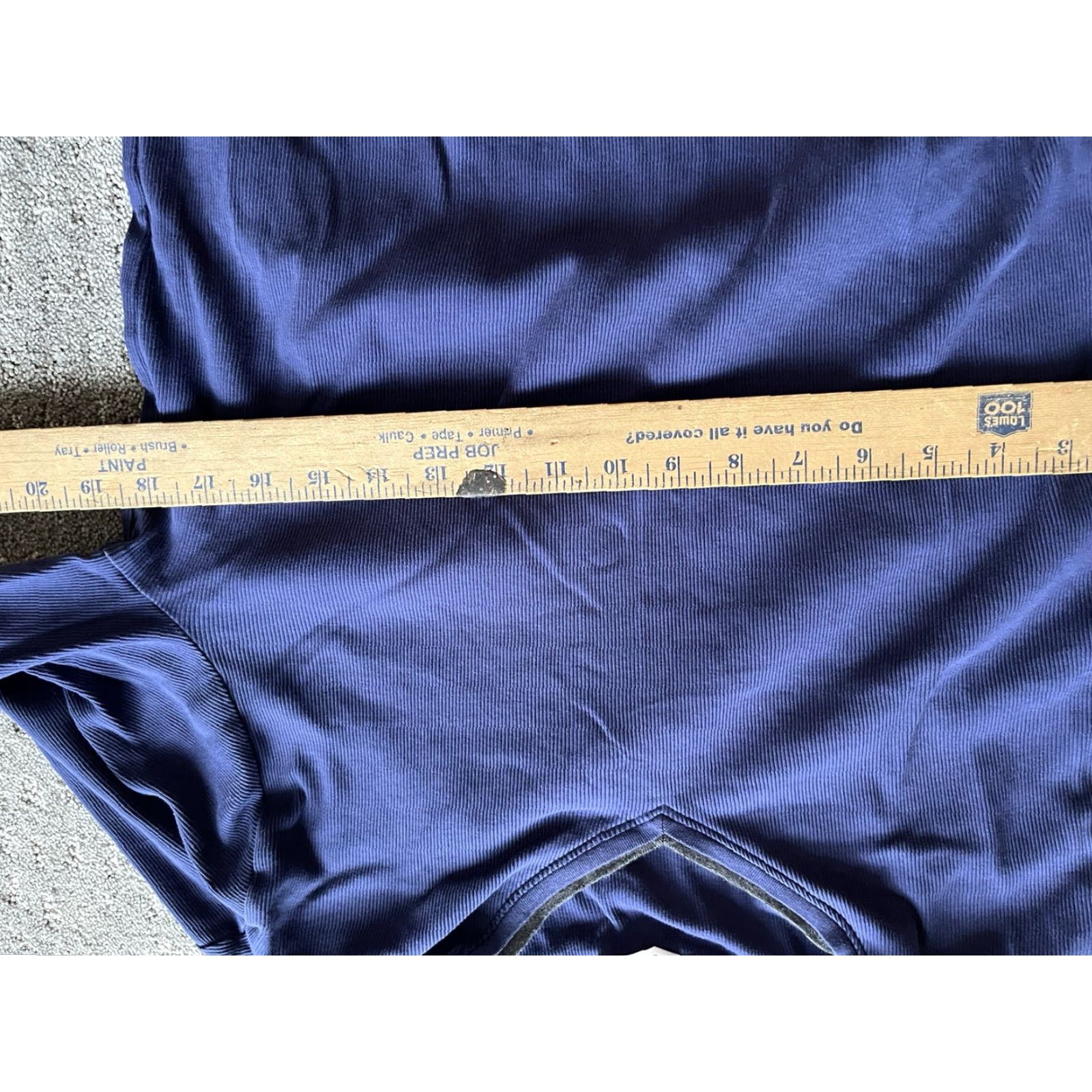 Calvin Klein Calvin Klein Mens Sweater Large Blue V Neck Pullover Long Sleeve Sweatshirt Size US L / EU 52-54 / 3 - 4 Thumbnail
