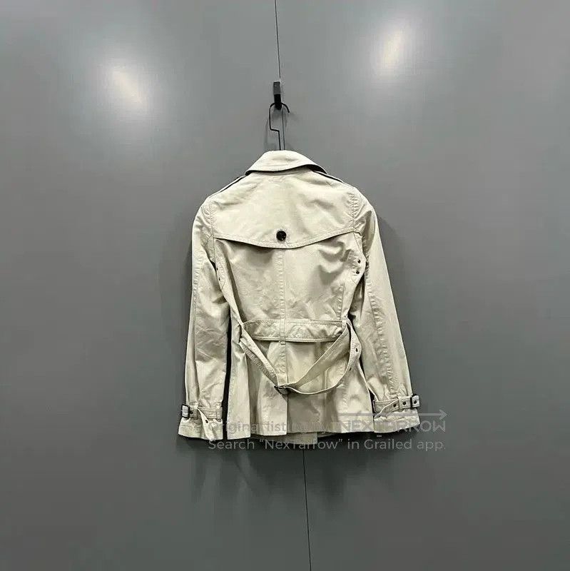 Burberry Burberry Khaki Cotton Women's Jacket. Size XXS / US 00 / IT 34 - 2 Thumbnail