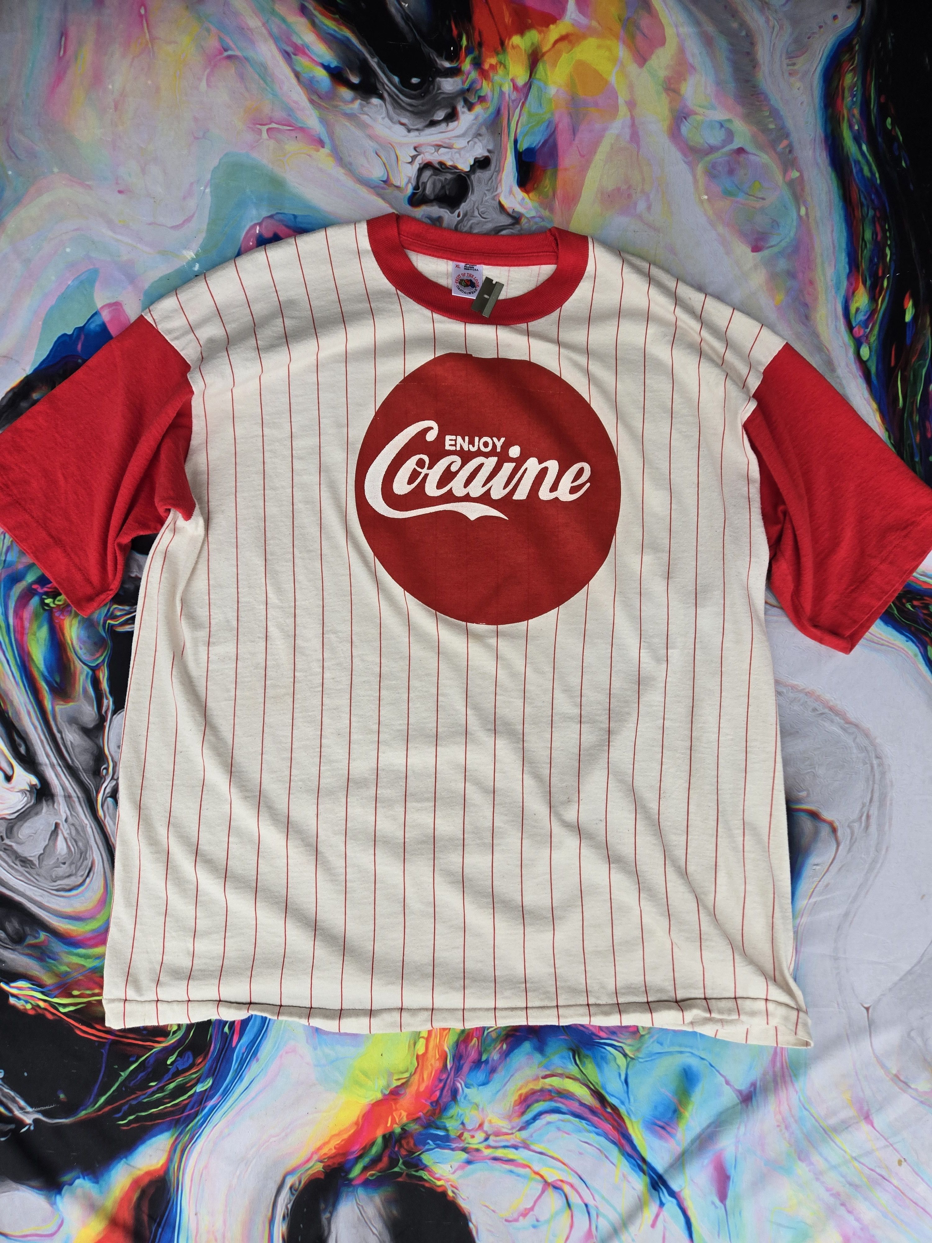 Other 1980s Enjoy Cocaine Tshirt Size US XL / EU 56 / 4 - 1 Thumbnail
