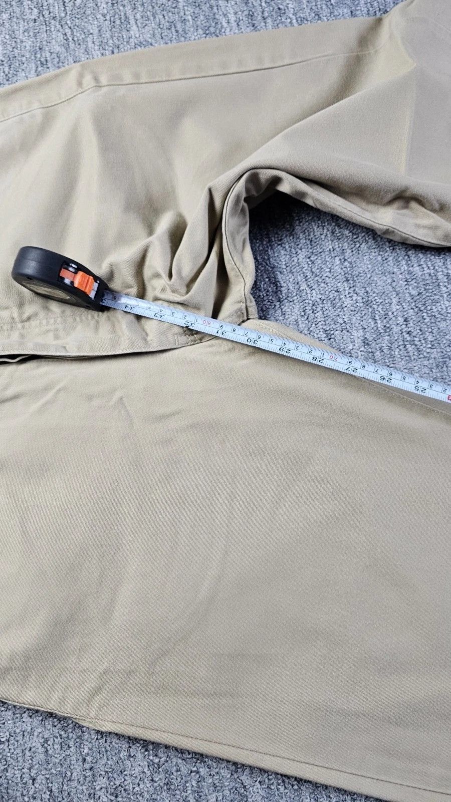 Armani Armani Jeans AJ Chino Straight Pants W34 Beige Italy Eagle Size US 34 / EU 50 - 12 Thumbnail