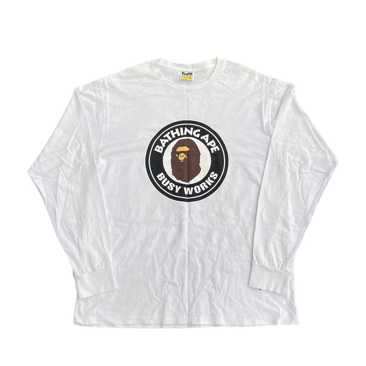 Bape × Nigo × Vintage Vintage Bathing Ape (Bape) Longsleeve Busy Work Size US XXL / EU 58 / 5 - 1 Thumbnail