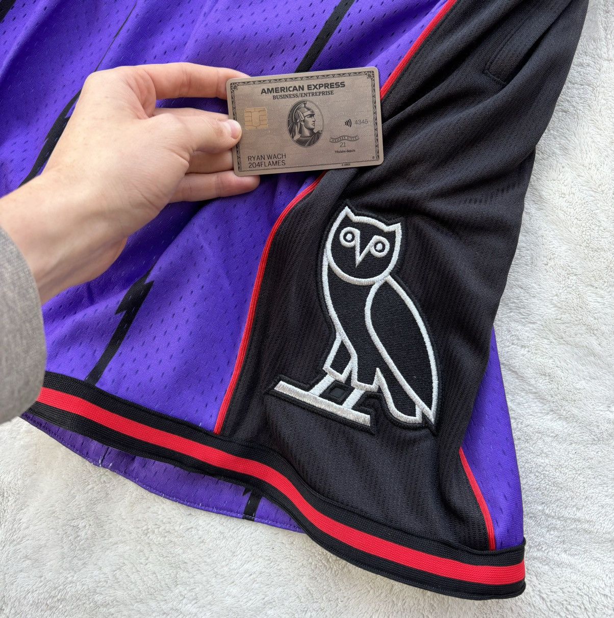 October's Very Own OVO x Mitchell & Ness x Raptors Shorts - Rare! Size US 42 / EU 58 - 3 Thumbnail