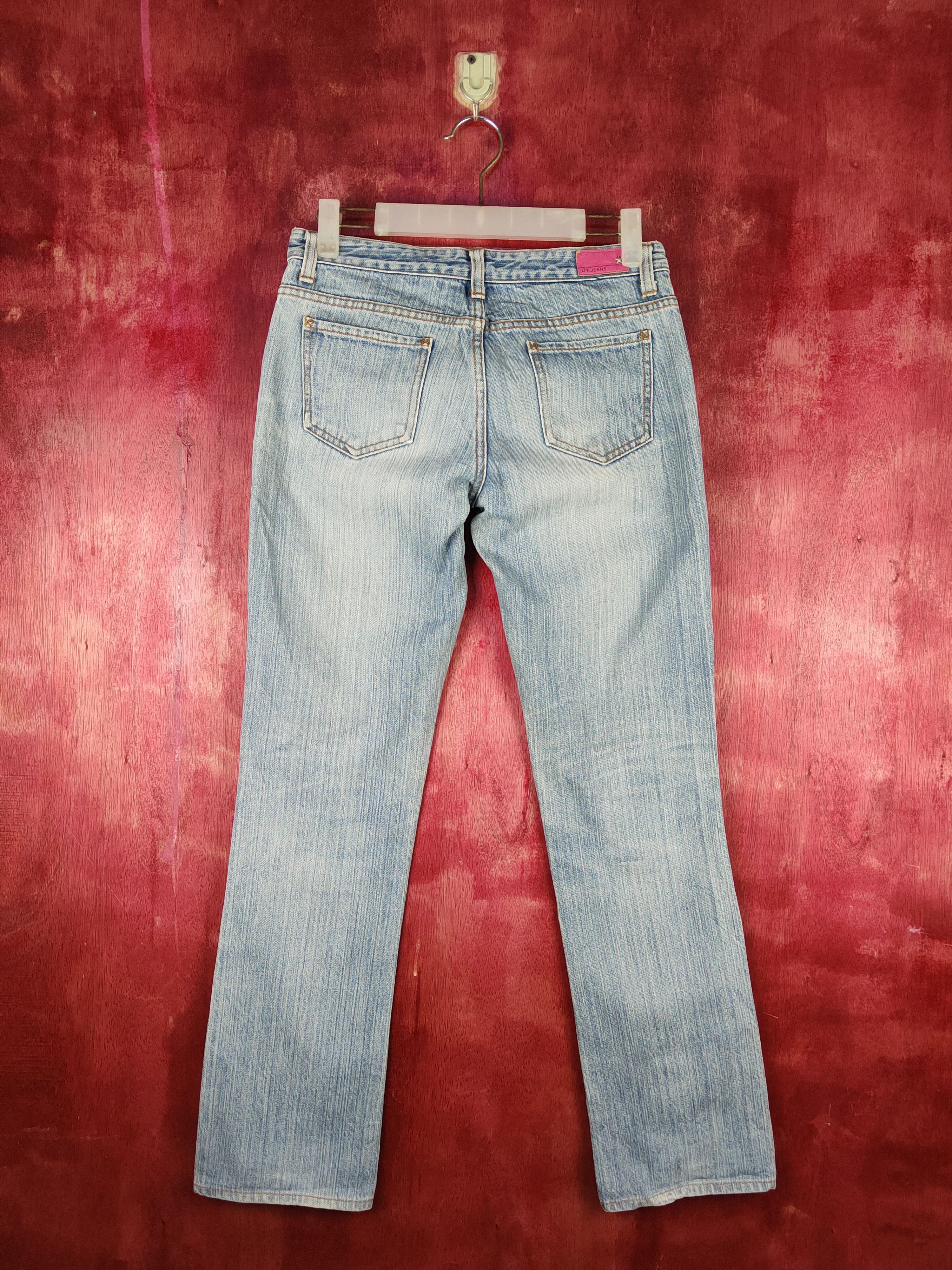 Japanese Brand Untitled Blue Distressed Multipocket Denim #S1586 Size 28" / US 6 / IT 42 - 7 Thumbnail