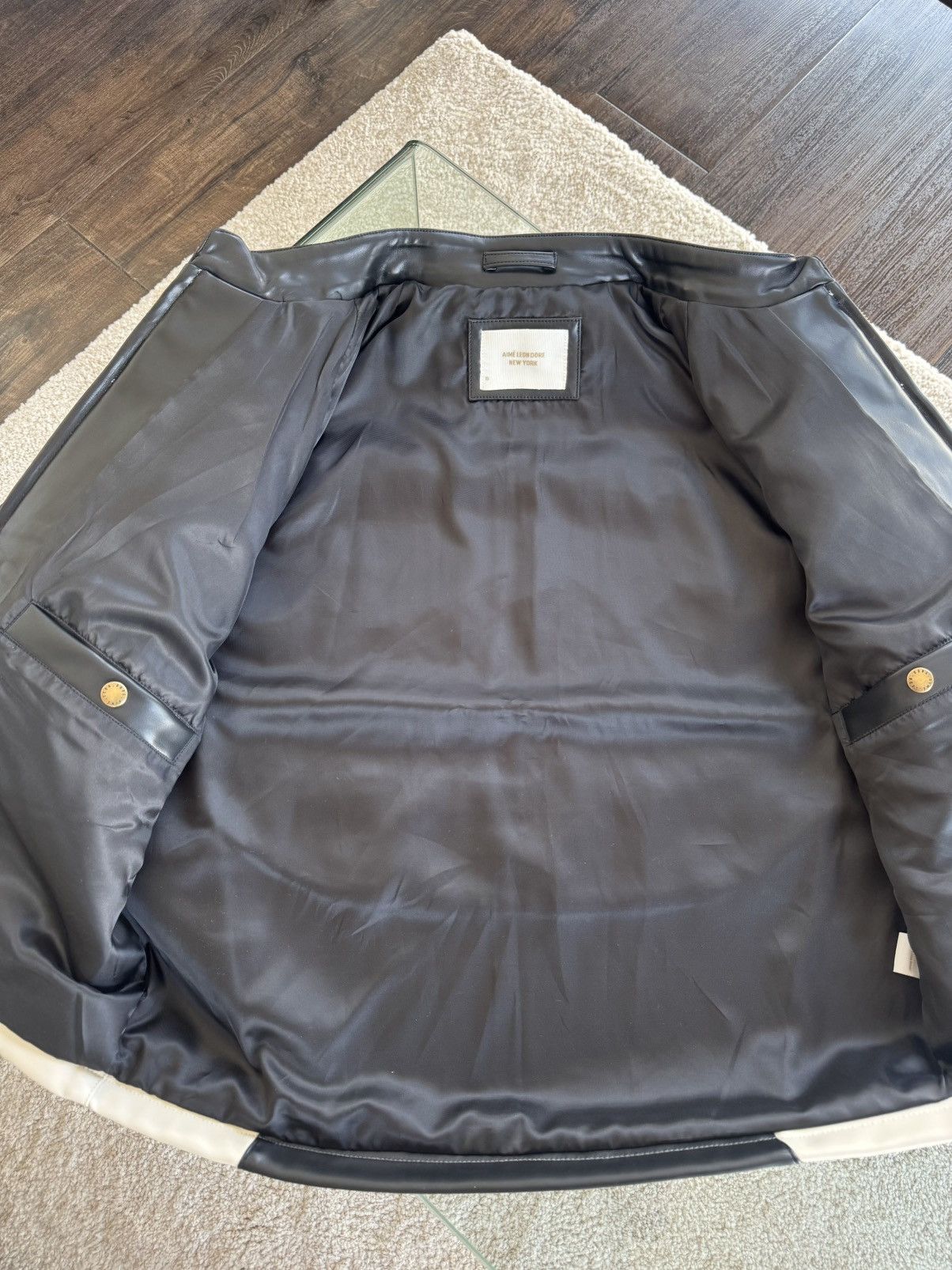 Aime Leon Dore Aime Leon Dore Leather Café Racer Jacket Size US S / EU 44-46 / 1 - 4 Thumbnail