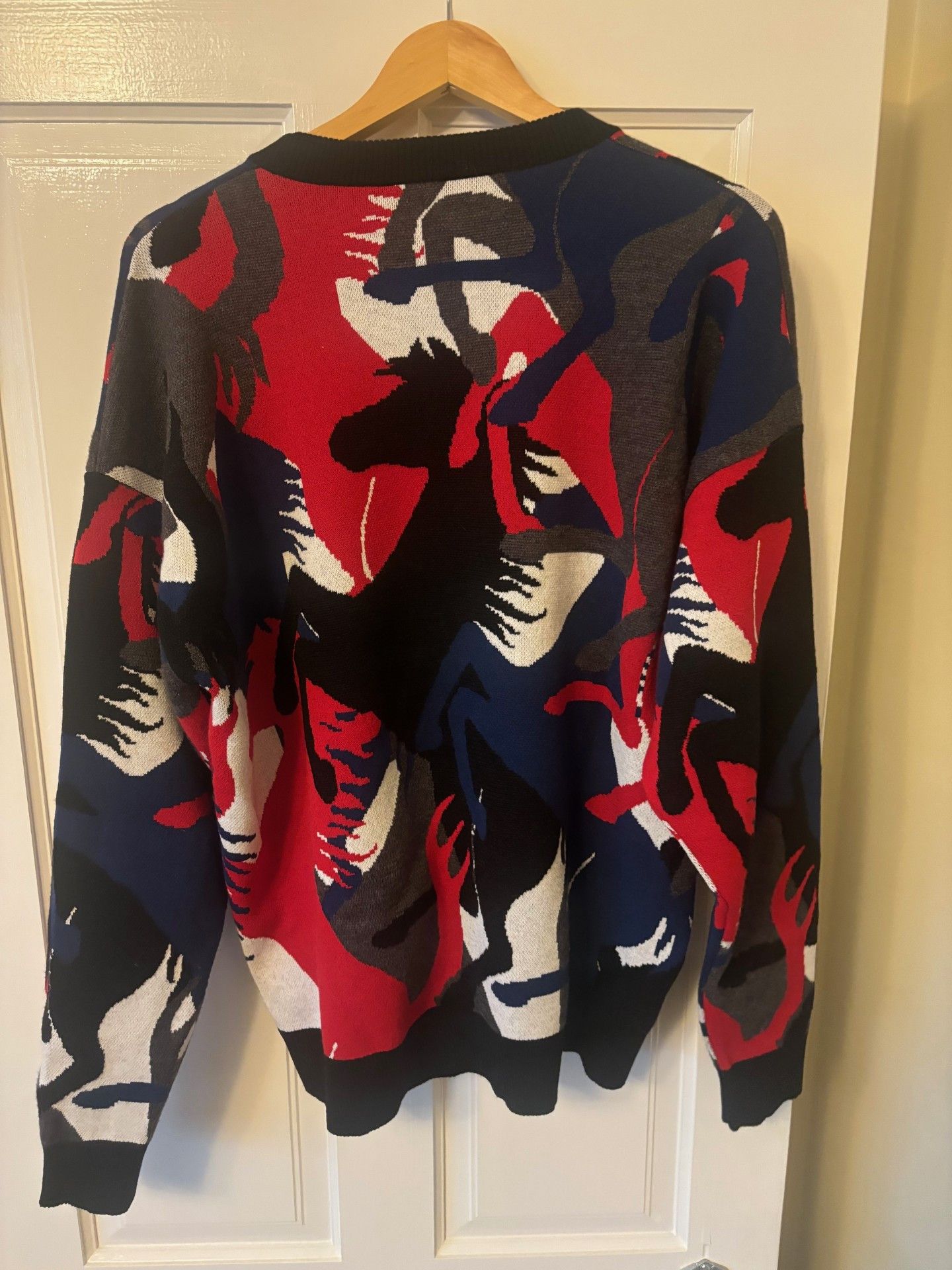 Ferrari Jacquard Logo Motif Jumper
