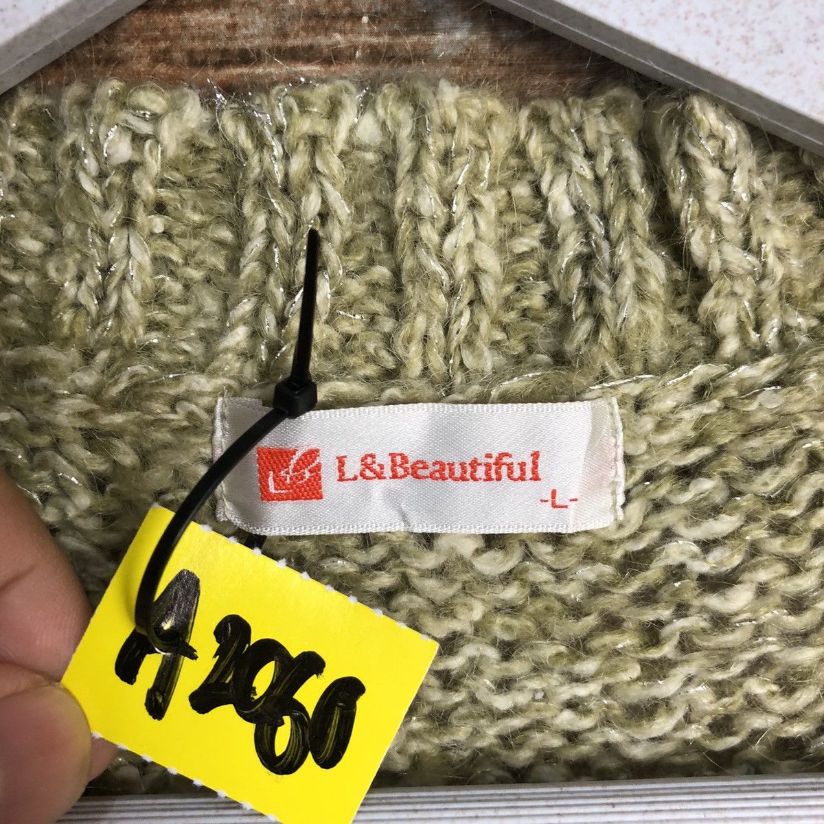 Homespun Knitwear × Japanese Brand L& Beautiful Green Knitwear vintage #A2060 Size M / US 6-8 / IT 42-44 - 9 Thumbnail