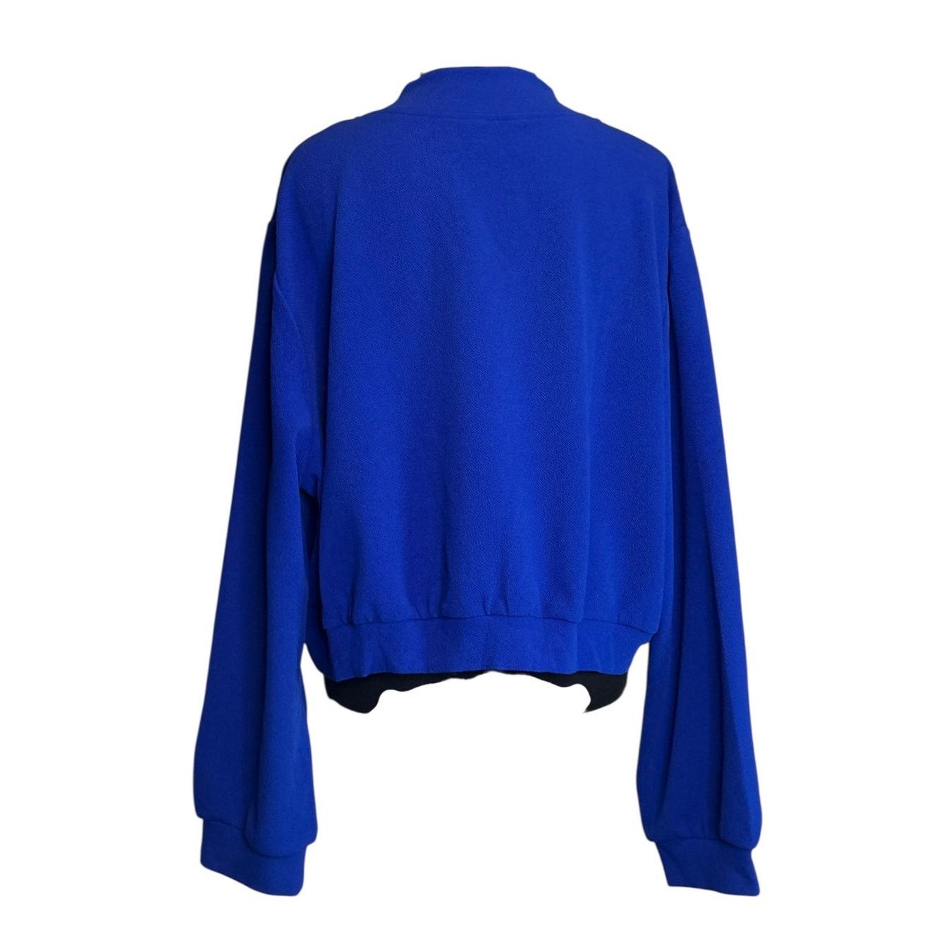 Shein Shein blue lightweight zipper jacket size 3X Size S / US 4 / IT 40 - 2 Thumbnail