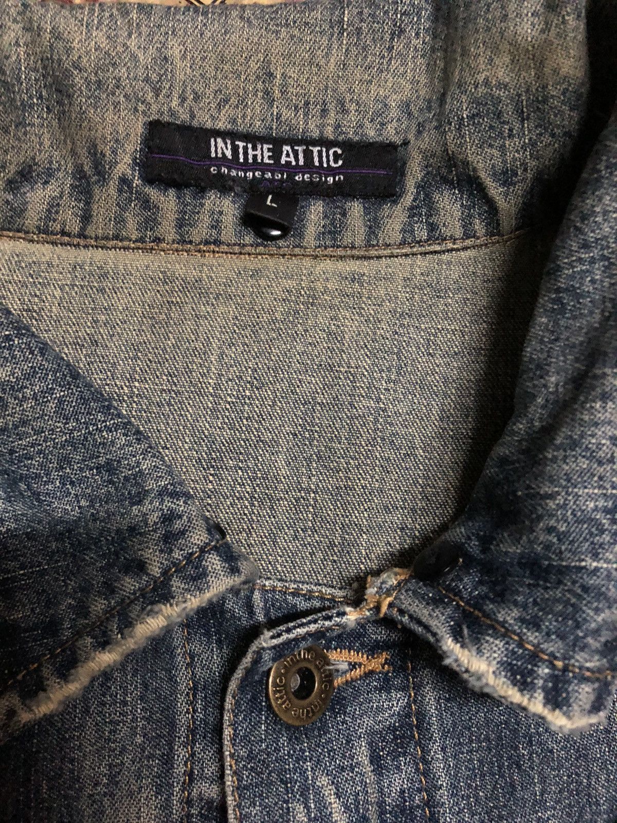 If Six Was Nine × In The Attic In the attic punk rockabilly Distressed denim jacket Size US M / EU 48-50 / 2 - 4 Thumbnail