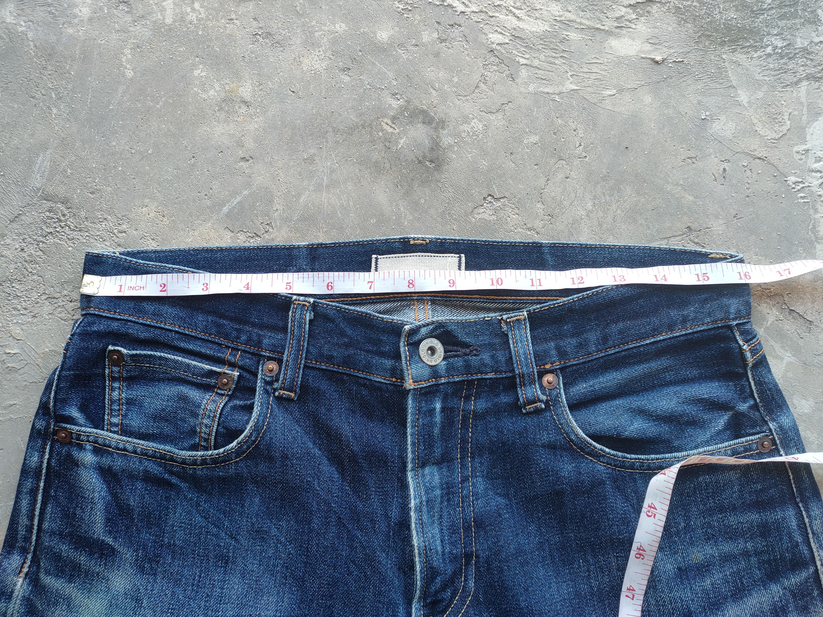 Japanese Brand W32 VINTAGE JAPANESE RUSTY MUD WASH RIPPEP JEANS DENIM PANTS Size US 32 / EU 48 - 6 Thumbnail