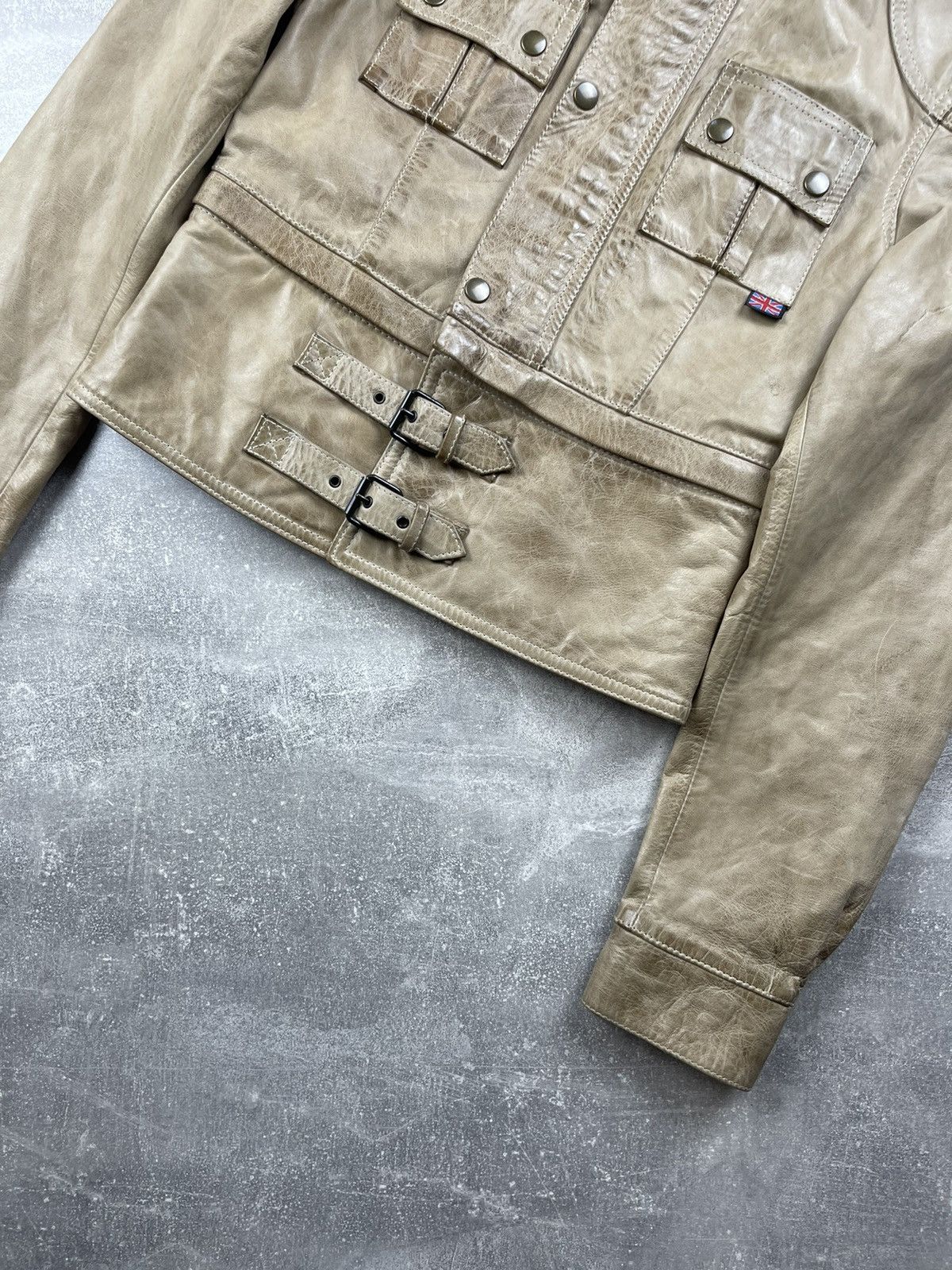 Belstaff × Vintage Belstaff International Tour Master Trophy Leather Biker Size M / US 6-8 / IT 42-44 - 6 Thumbnail