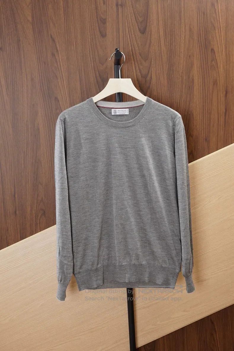 Brunello Cucinelli Brunello Cucinelli Cashmere Knit Sweater Size US L / EU 52-54 / 3 - 1 Thumbnail