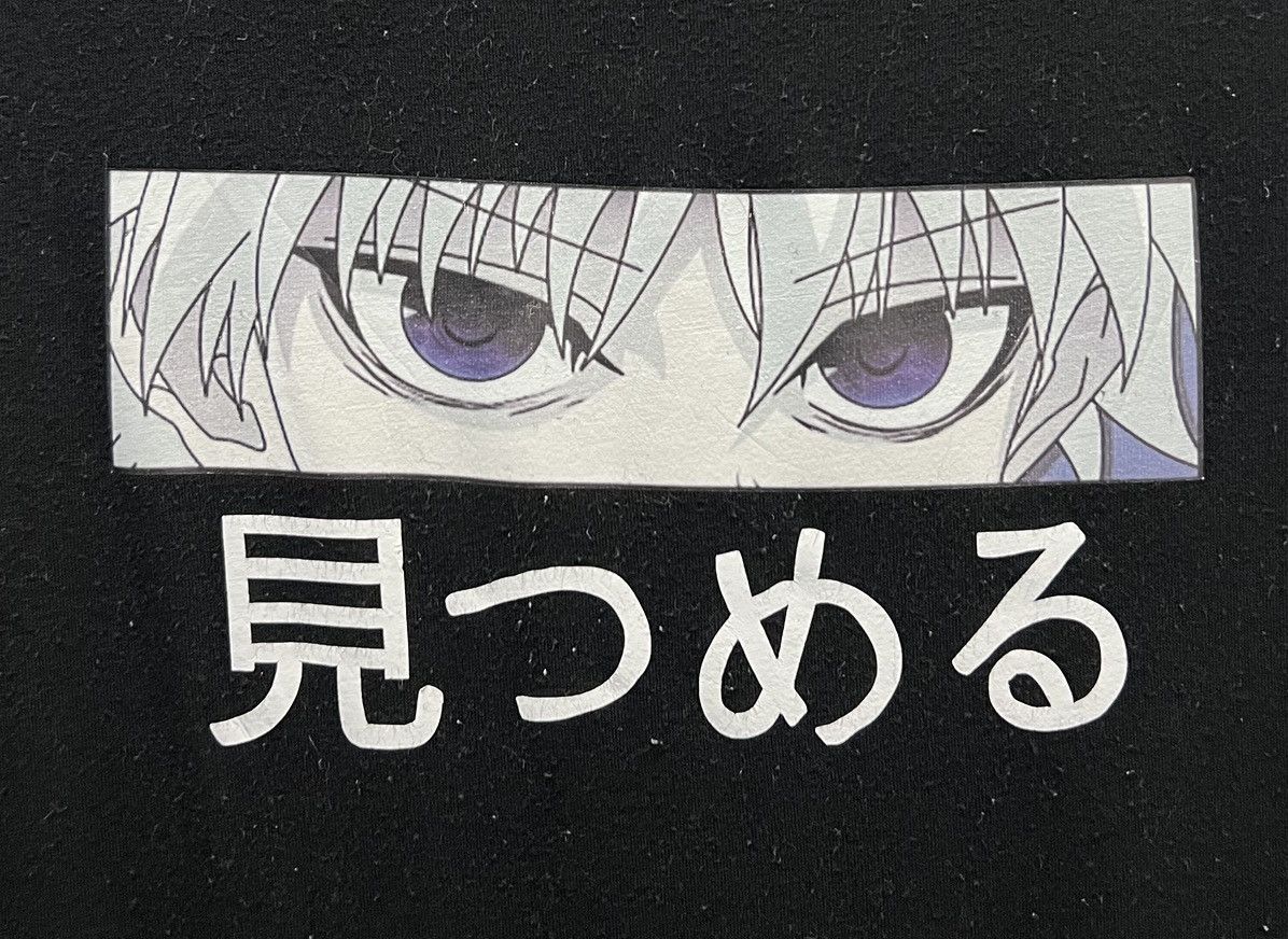 SHEIN HUNTER X HUNTER KILLUA EYES SHIRT