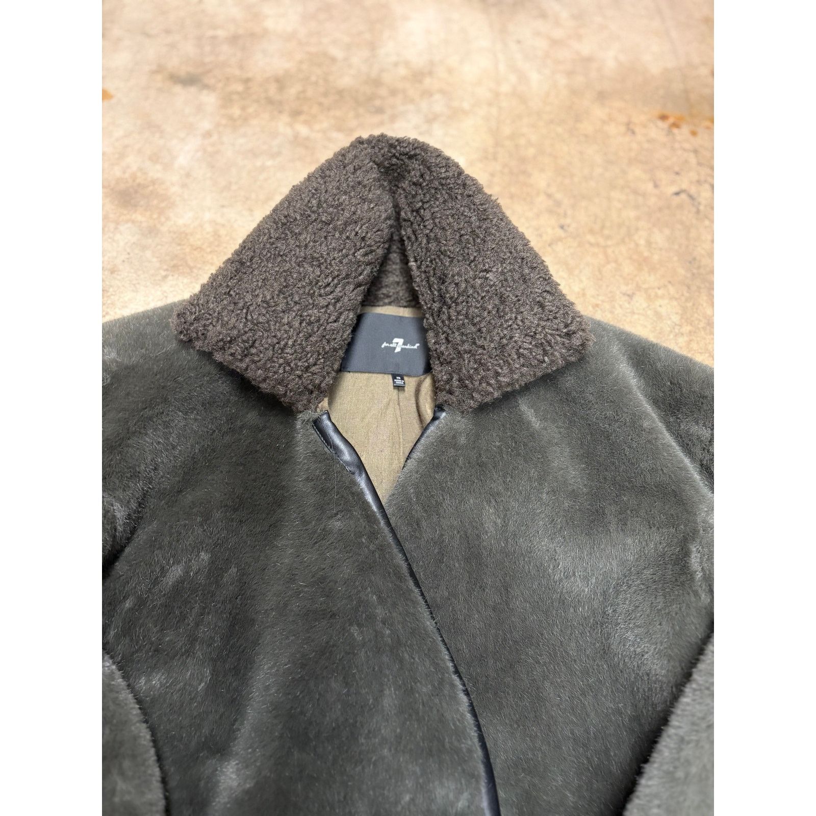 7 For All Mankind 7 For All Mankind Faux Fur Teddy Coat – Sherpa Plush Jacket Size XS / US 0-2 / IT 36-38 - 7 Thumbnail