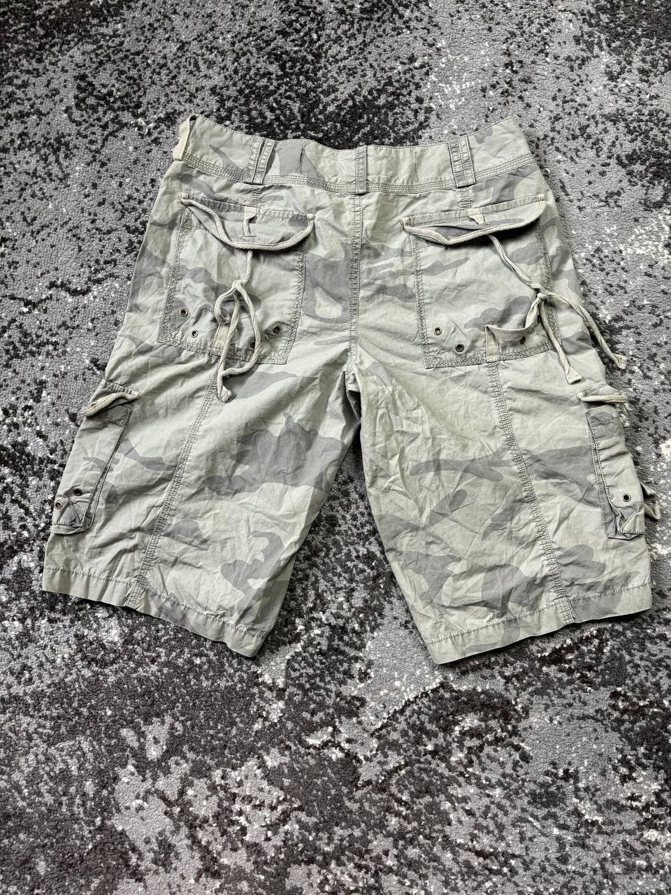 Vintage Vintage Y2K New Look Carti Syle Cargo Military Shorts Size US 33 - 10 Thumbnail