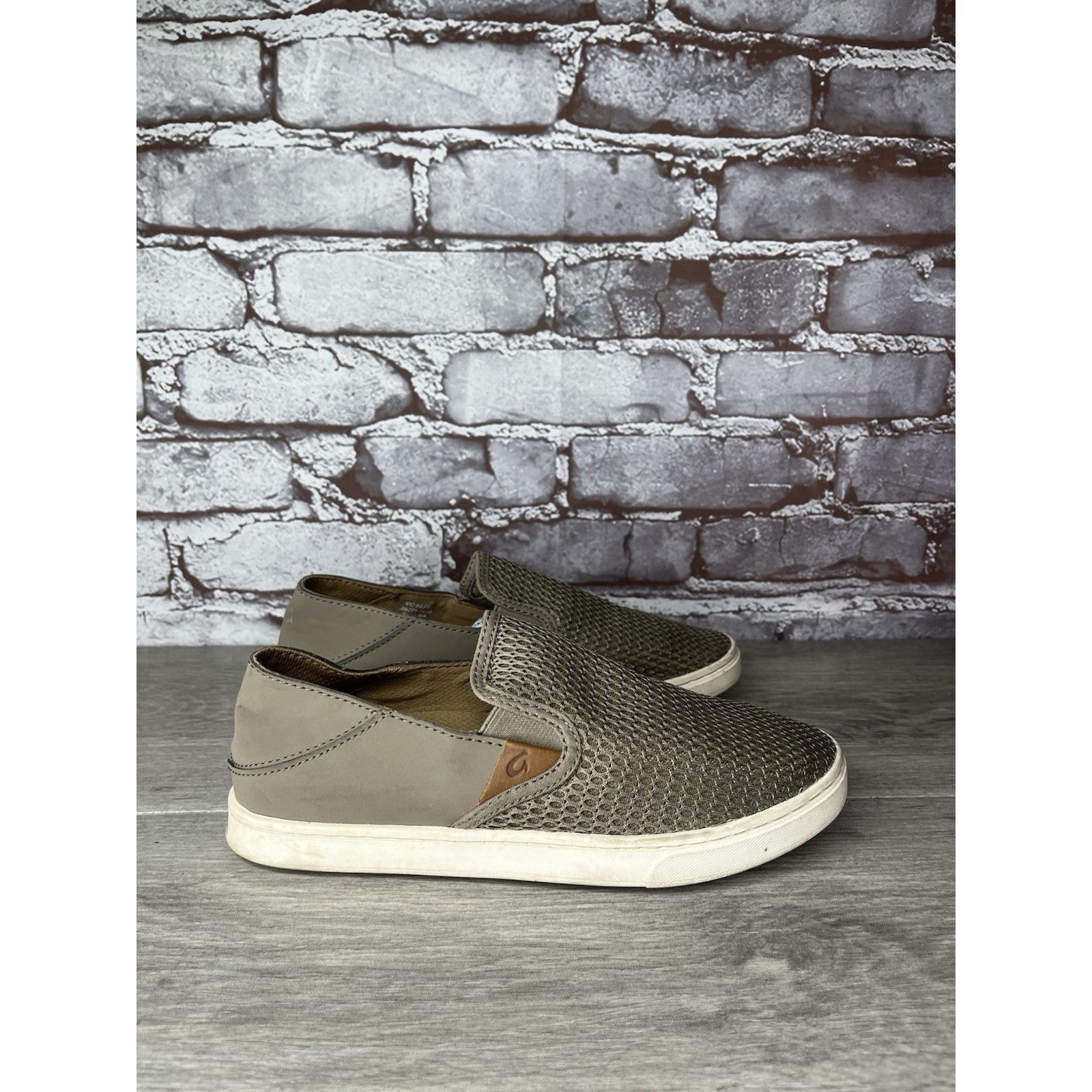 Olukai OluKai Pehuea Slip On Loafers Clay Brown Mesh Beach Shoes Wo Size US 6 / IT 36 - 12 Thumbnail