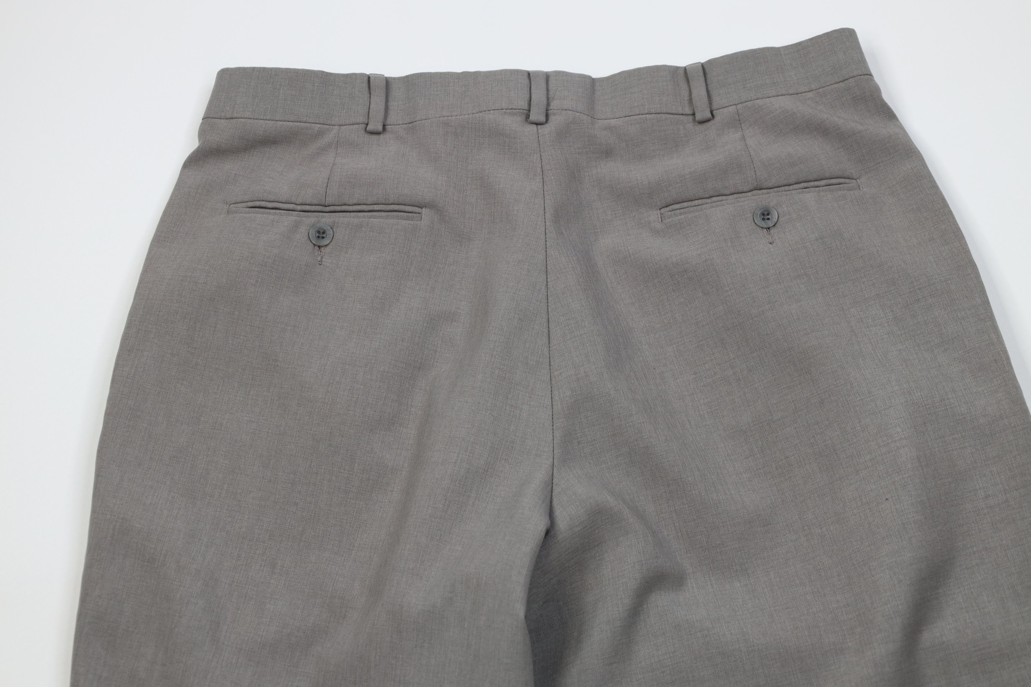 Levi's Vintage 90s Levis Pleated Wide Leg Chino Pants Trousers Gray Size US 34 / EU 50 - 11 Thumbnail