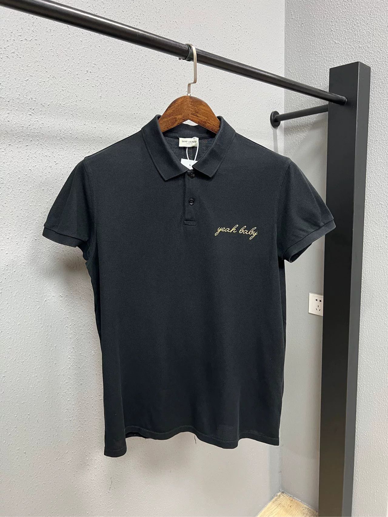 Saint Laurent Paris Saint Laurent Short Sleeve Polo Shirt Size US M / EU 48-50 / 2 - 1 Thumbnail