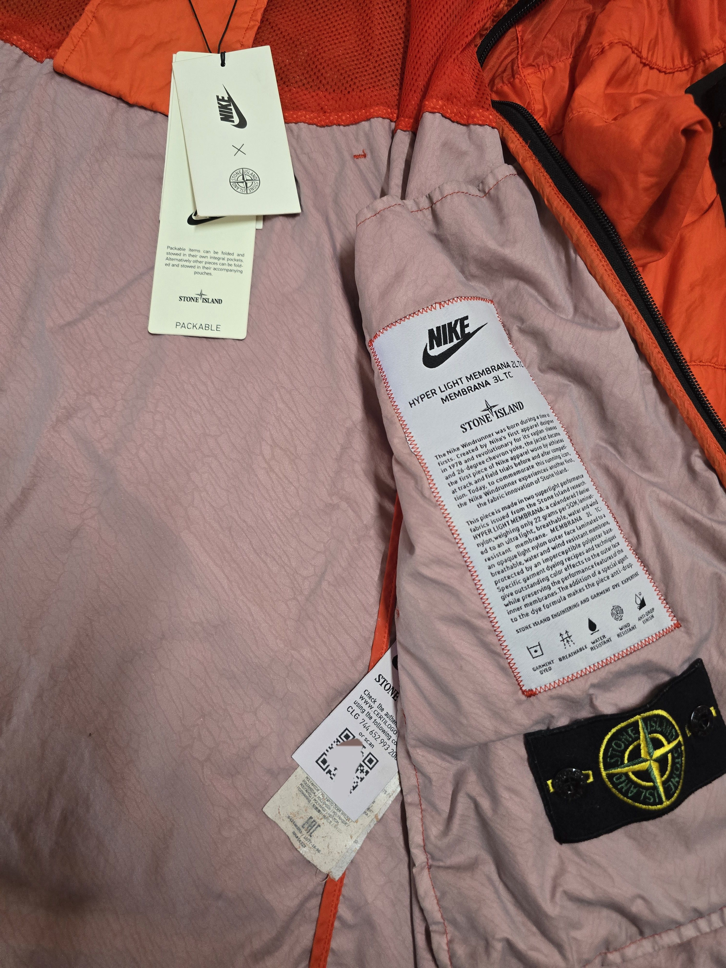Nike × Stone Island CHEAPEST‼️ Authentic BNWT SS 2016 Stone Island Nike Membrana Size US S / EU 44-46 / 1 - 7 Thumbnail