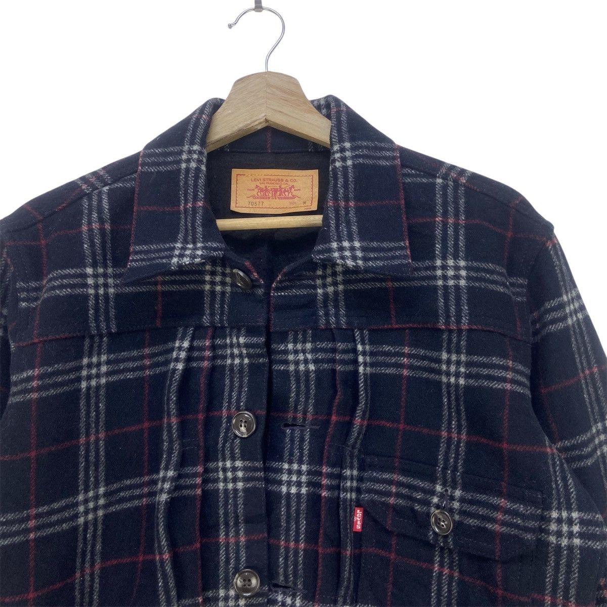 Levi's Levi’s Type 1 Buckle Back Wool Trucker Jacket Size US S / EU 44-46 / 1 - 2 Thumbnail