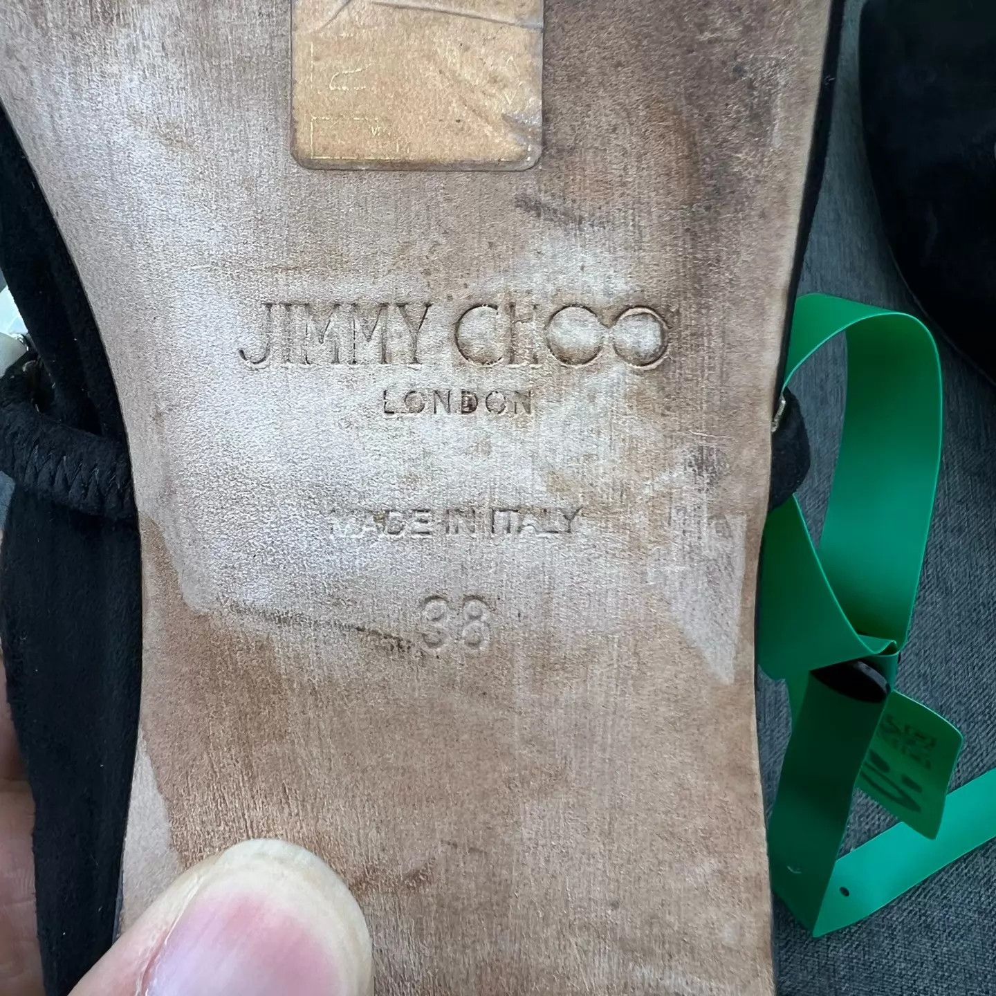 Jimmy Choo women's Jimmy Choo Black Pearl Flats 38 with box like new Size US 7.5 / IT 37.5 - 8 Thumbnail