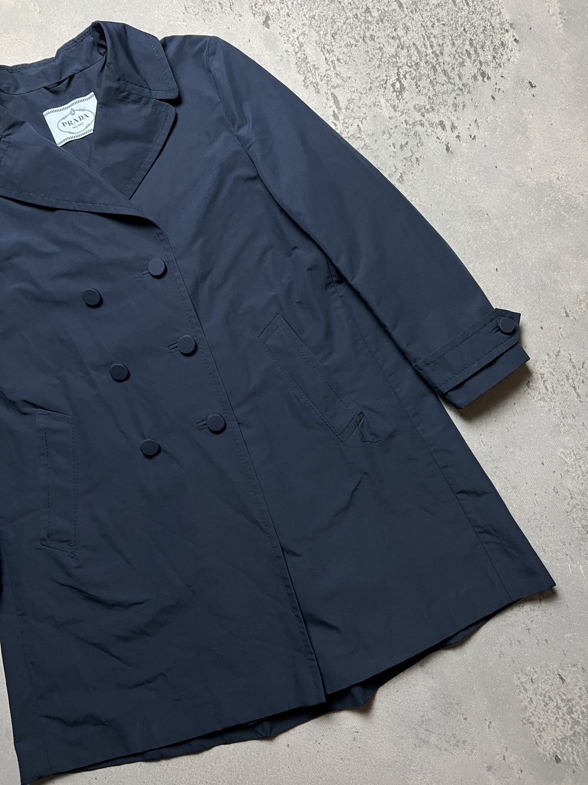 Prada Classic Prada Rain Trench Coat Double-Breasted Rare Blazer Size S / US 4 / IT 40 - 7 Thumbnail