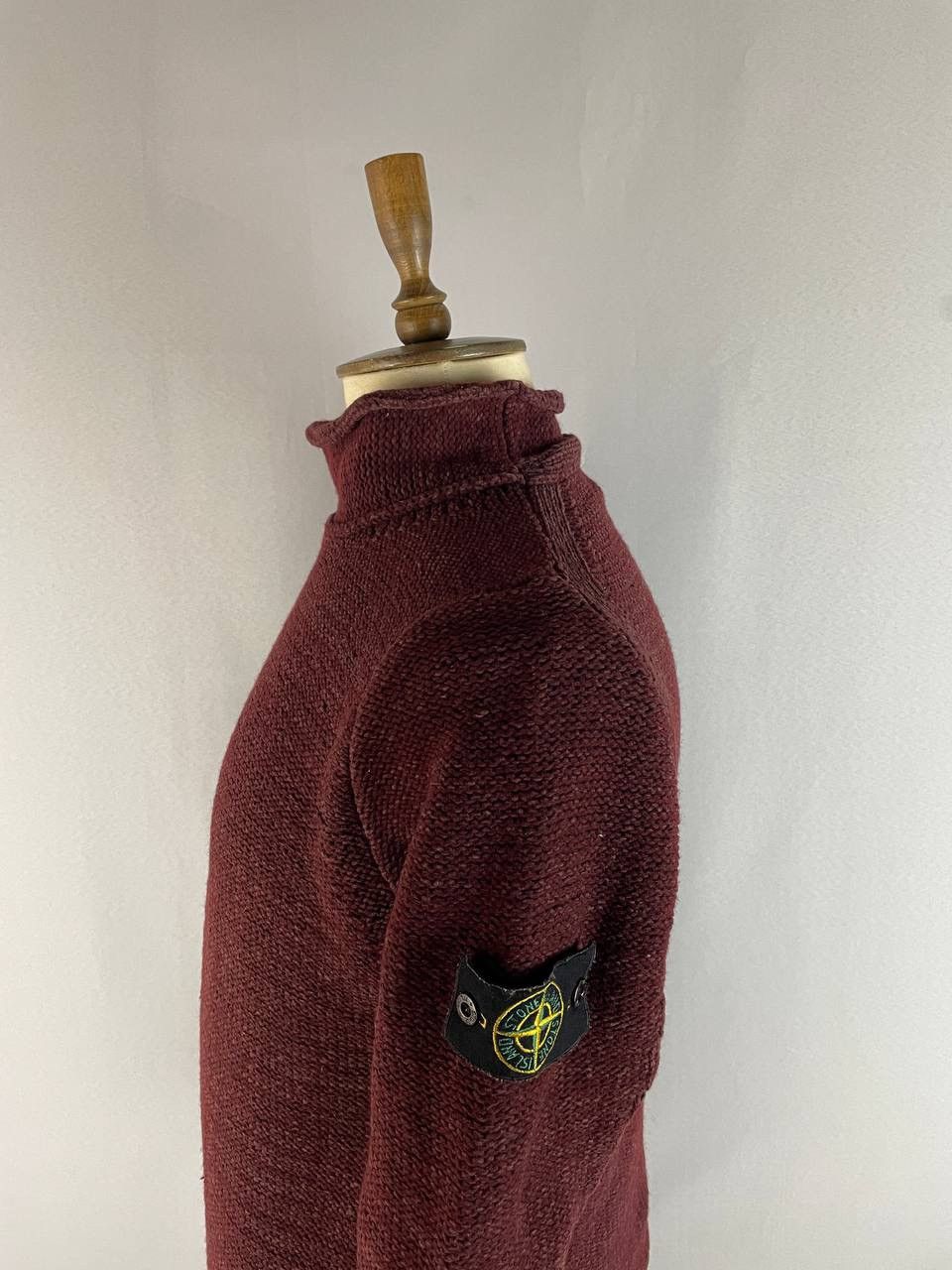 Stone Island Stone Island Vintage Sweater Red Size US L / EU 52-54 / 3 - 5 Thumbnail