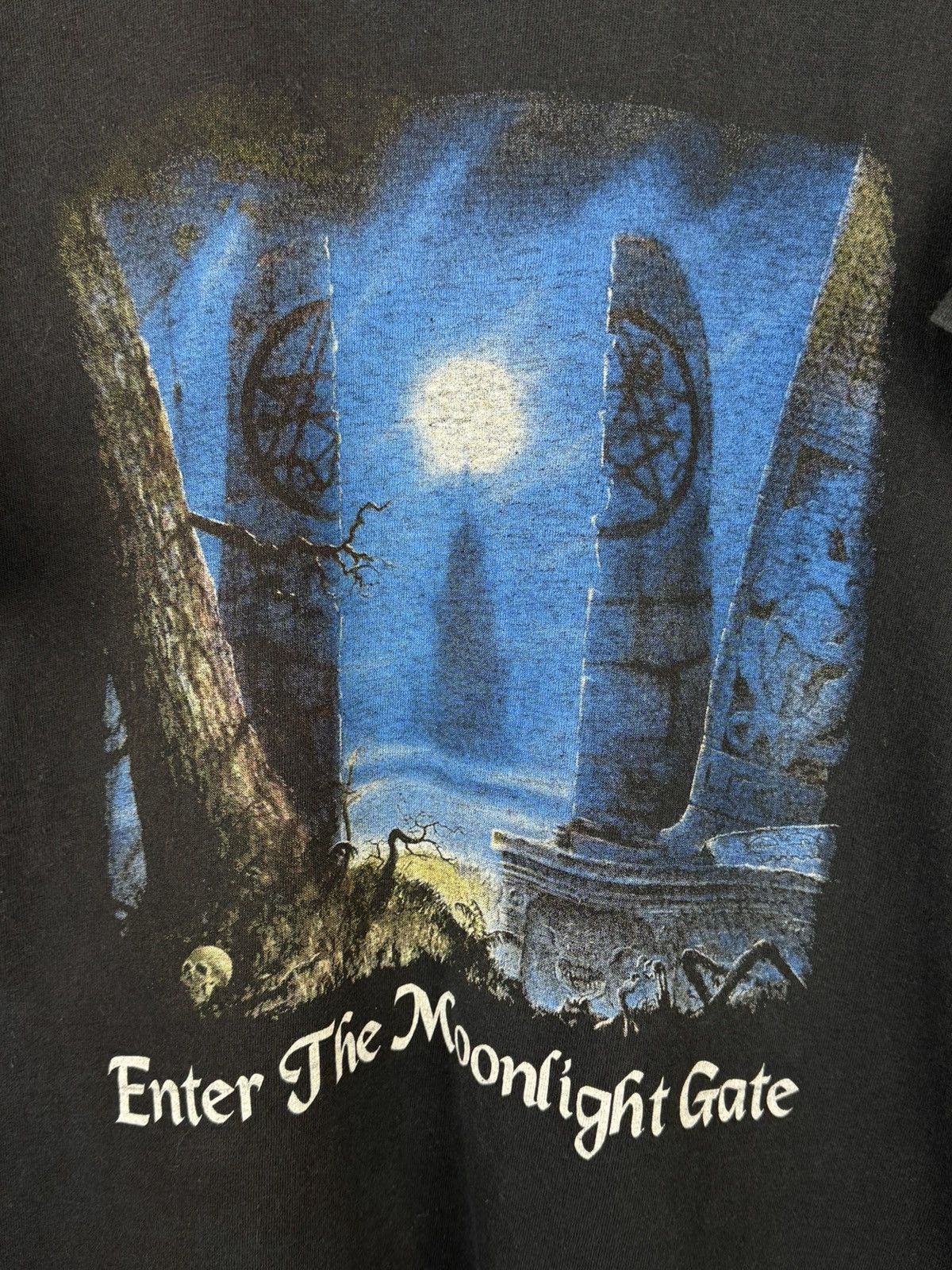 Band Tees Vintage Lord Belial Enter The Moonlight Gate Metal T-Shirt Size US XL / EU 56 / 4 - 2 Thumbnail