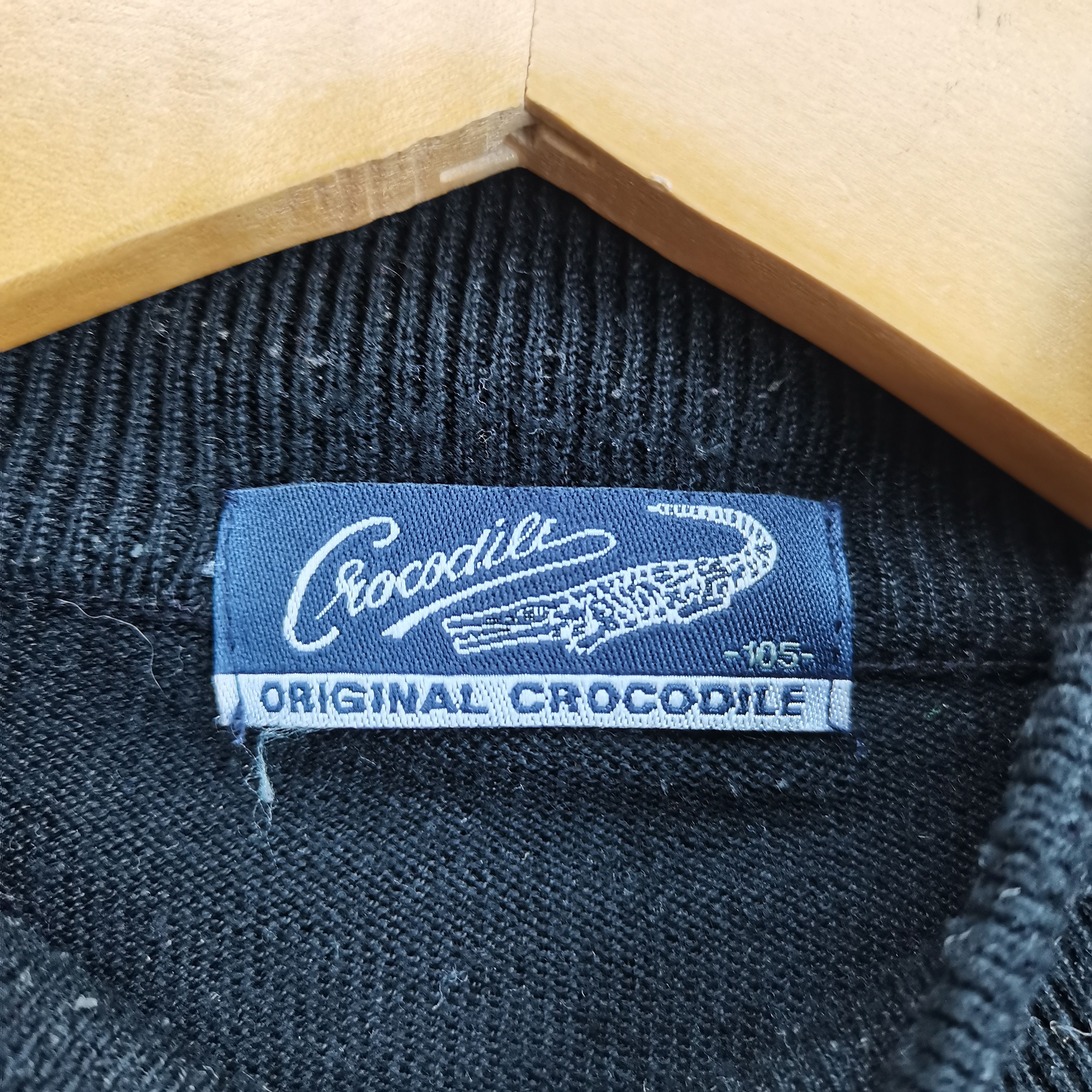Japanese Brand × Vintage Steals🔥 Crocodile Longsleeve Turtle Neck Jumper Size US M / EU 48-50 / 2 - 9 Thumbnail