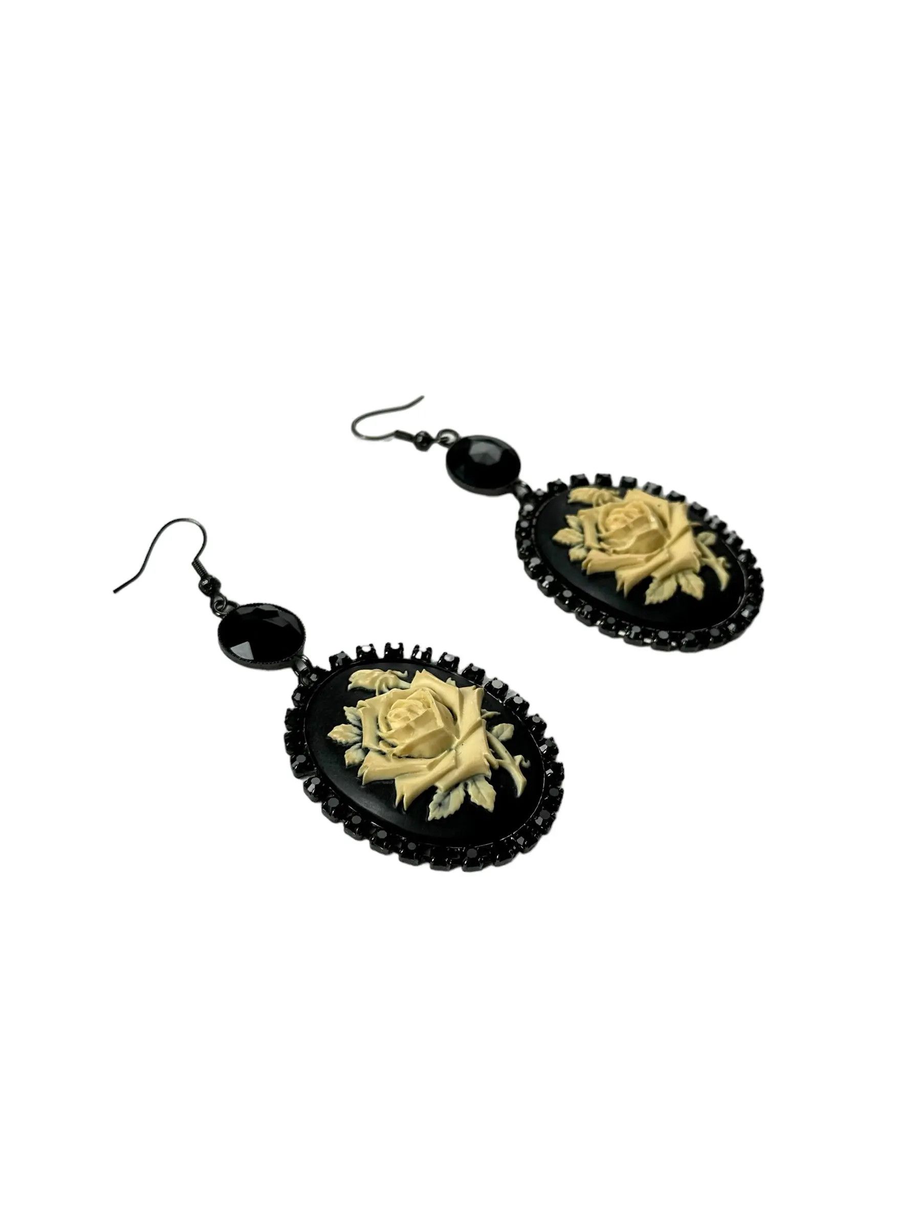 Valentino Red Valentino Gothic Flowers Earrings Size ONE SIZE - 2 Thumbnail