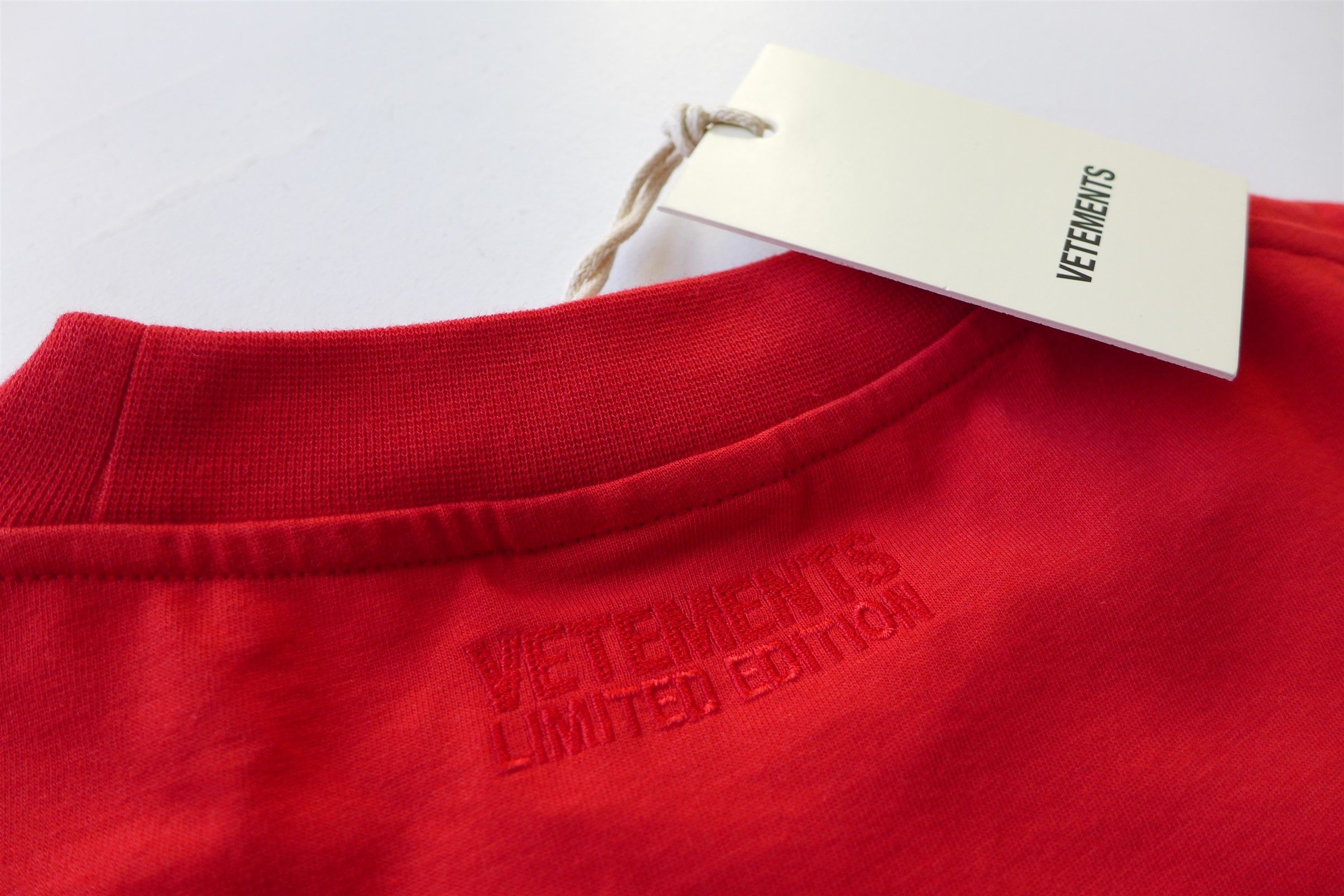 Vetements Vetements Oversized OnlyVetements Red T-Shirt Size US XS / EU 42 / 0 - 6 Thumbnail