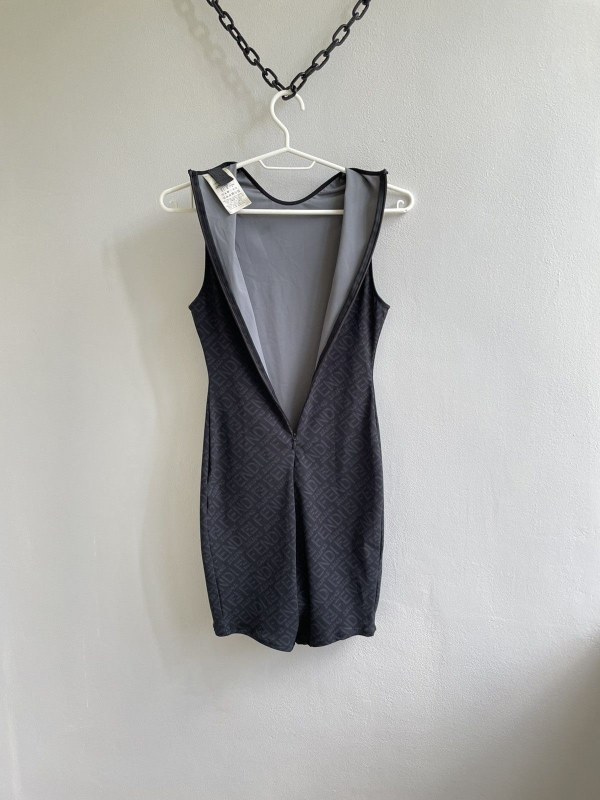 Fendi Fendi x SKIMS Monogram Mid Thigh Bodysuit Romper Onesie Size S / US 4 / IT 40 - 11 Thumbnail