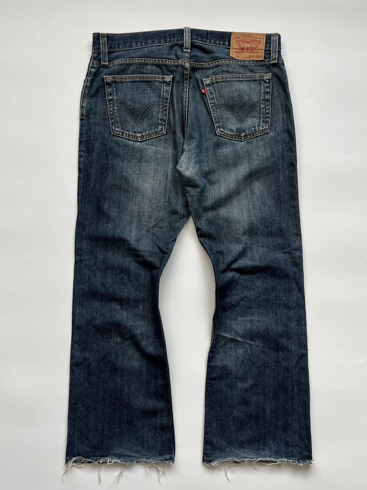 Levi's Vintage Clothing Y2K Levis 527 Bootcut Jeans “Low Bootcut” Vintage Size US 34 / EU 50 - 1 Thumbnail