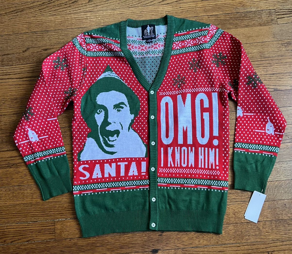 Other Official Will Ferrell Elf Movie Christmas Sweater Medium Size US M / EU 48-50 / 2 - 9 Thumbnail