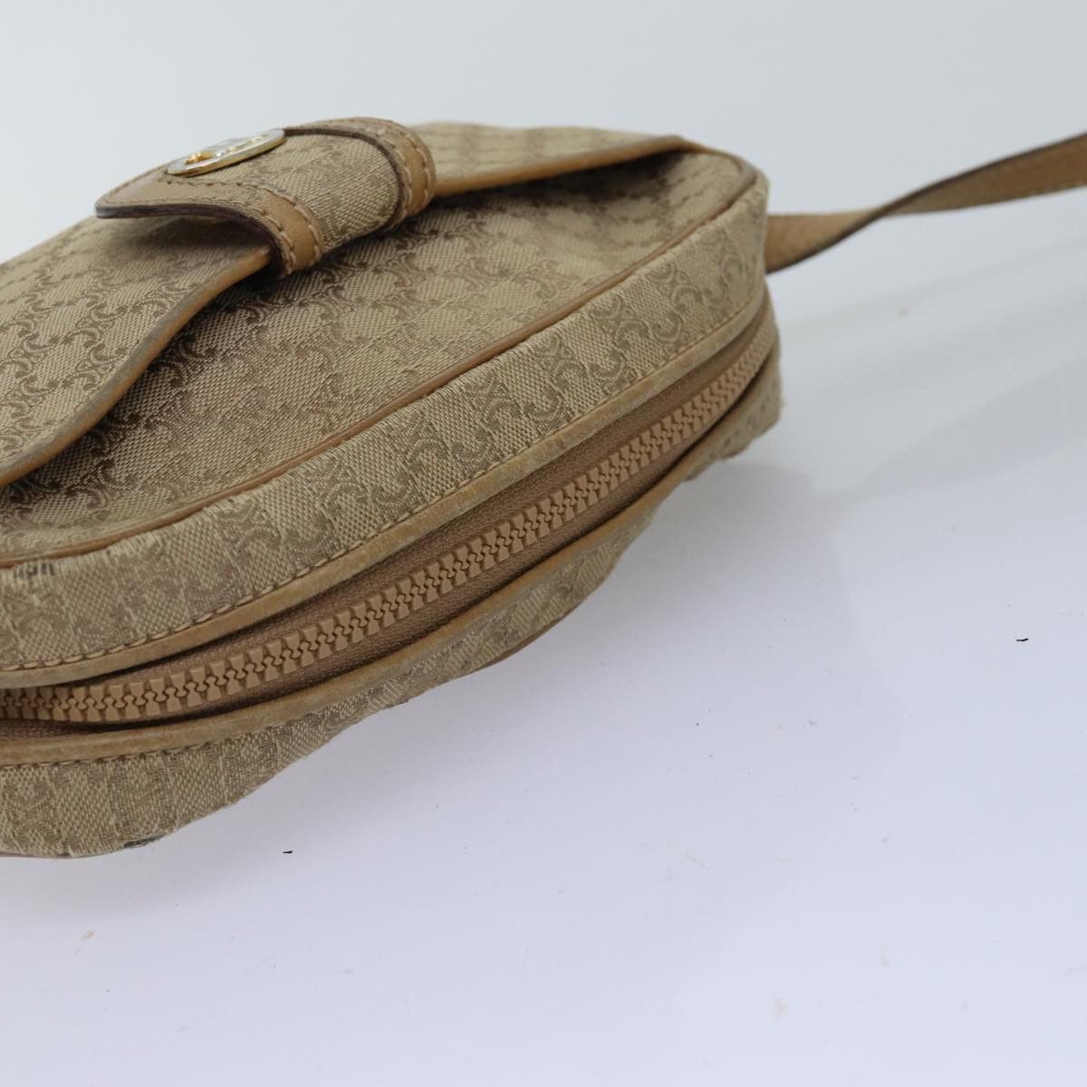 Celine CELINE Macadam Canvas Shoulder Bag Beige Size ONE SIZE - 6 Thumbnail