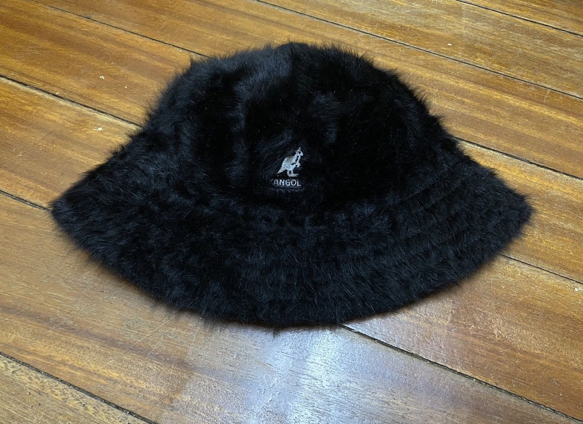 Kangol Rare Vintage Brand Kangol Mohair Furgaro Bucket Hat 1990s Size ONE SIZE - 2 Thumbnail