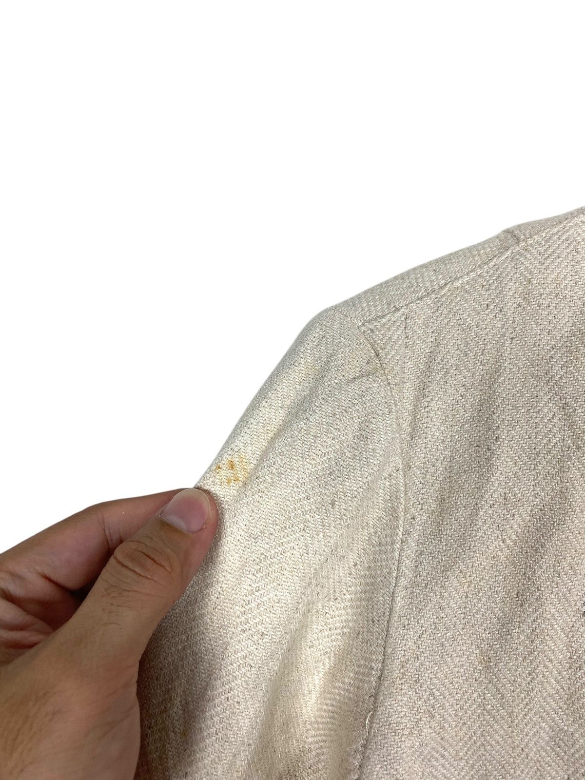 Nude: Masahiko Maruyama Nude: Masahiko Maruyama Ecru Distressed Punk Style Japan Size S / US 4 / IT 40 - 9 Thumbnail