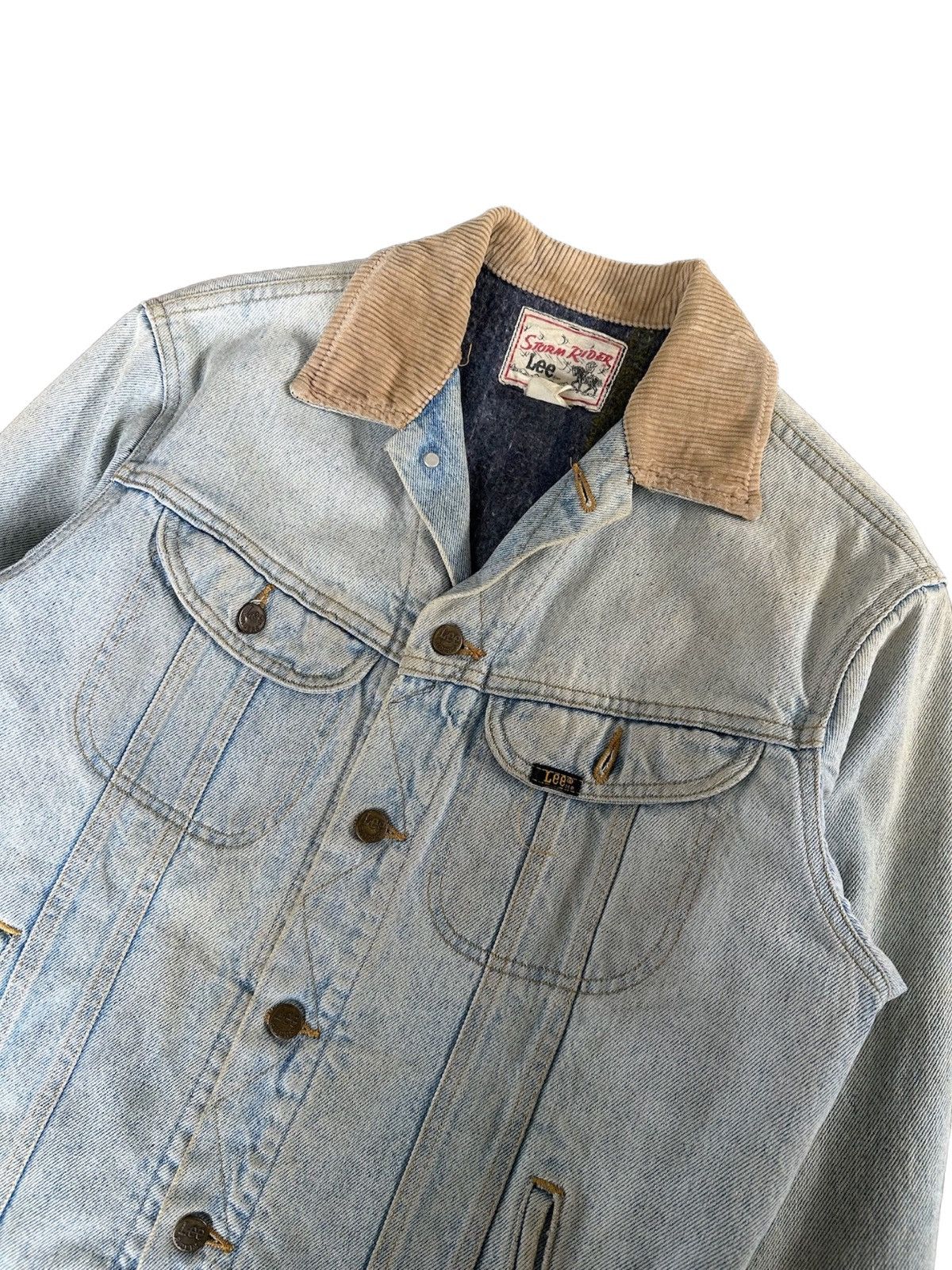 Lee × Vintage Vintage Lee Storm Rider Denim Jacket Size US S / EU 44-46 / 1 - 3 Thumbnail