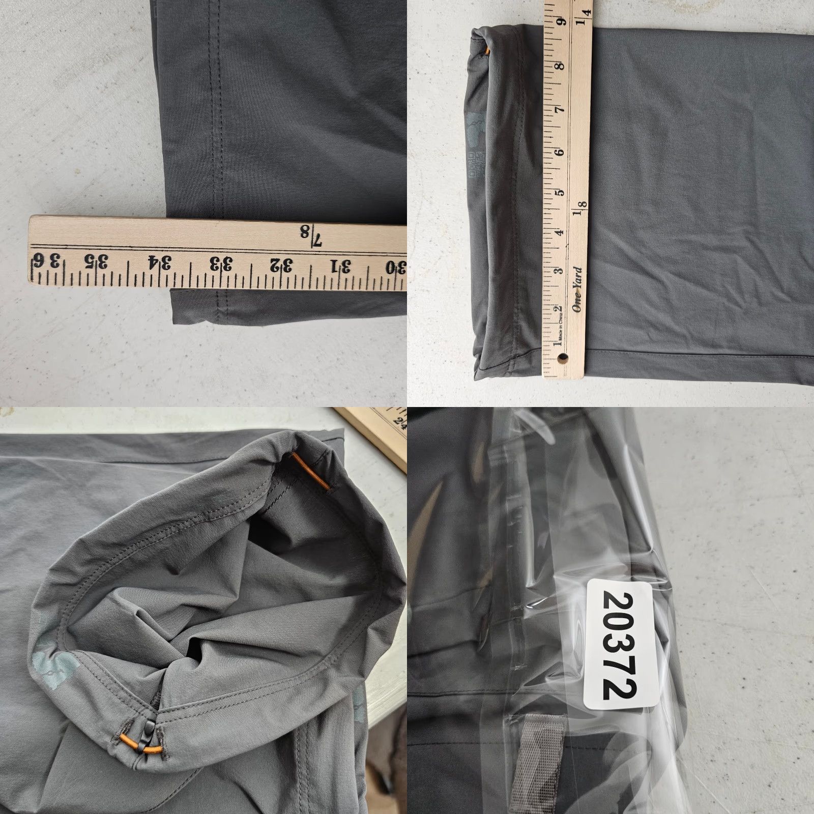 Vintage Beyond Clothing Pants Mens Size 42 Long Grey Nylon Stretch Cargo Outdoor Hike Size US 42 / EU 58 - 9 Thumbnail