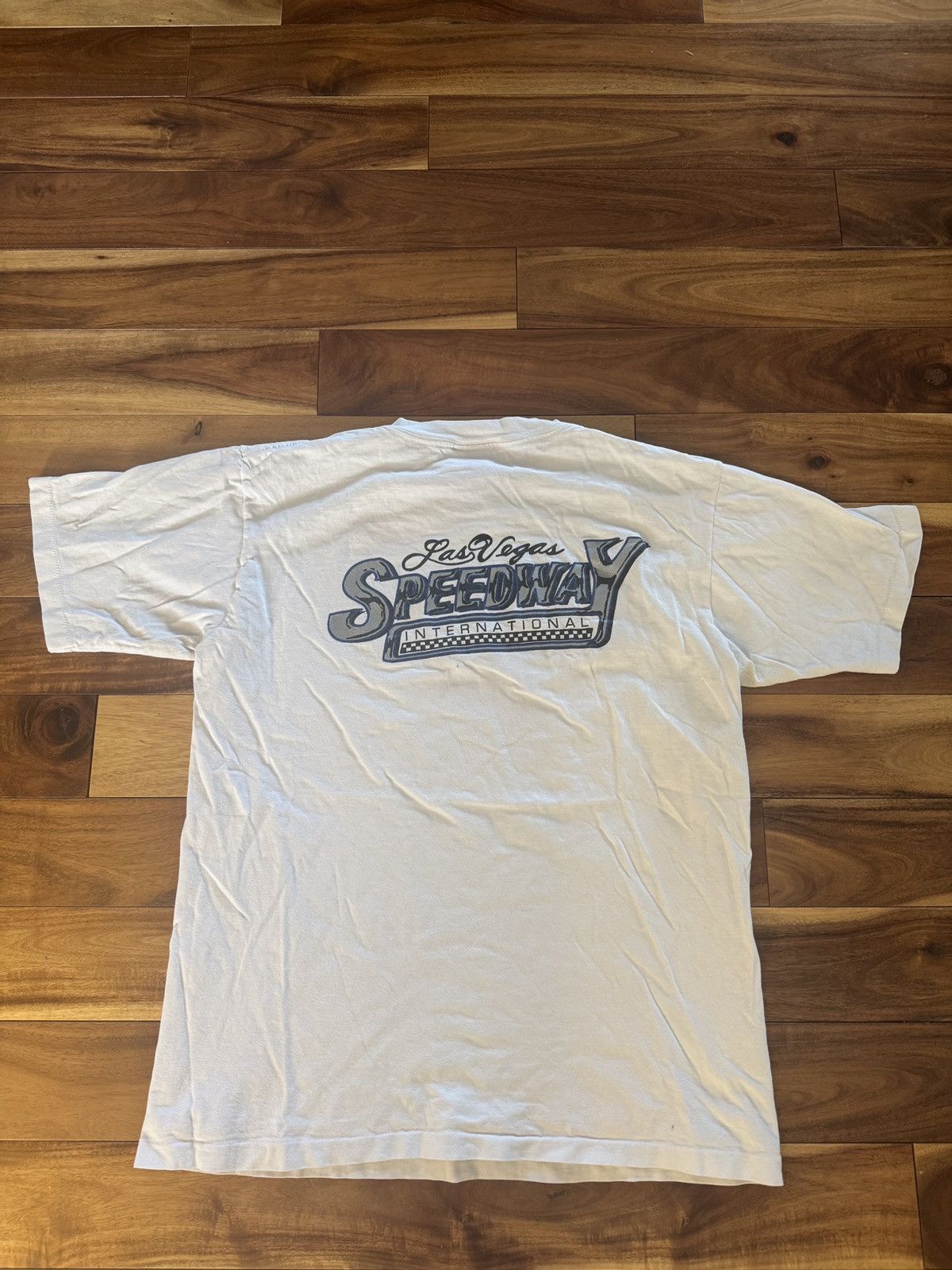 Vintage Vintage Las Vegas speed way shirt Size US L / EU 52-54 / 3 - 1 Thumbnail