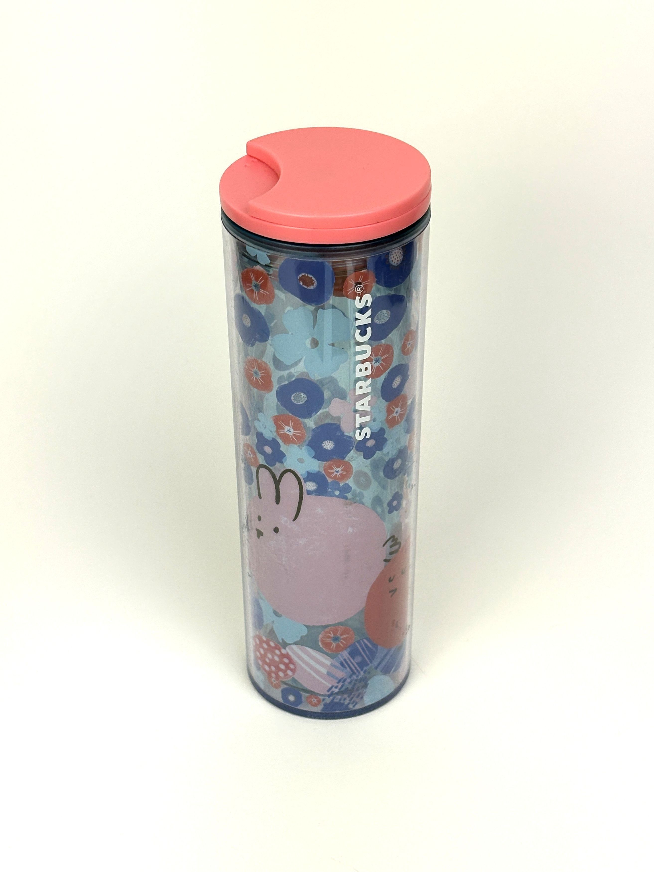 Other Starbucks 2020 Easter Floral Rabbit Clear Tumbler 16oz Size ONE SIZE - 3 Thumbnail
