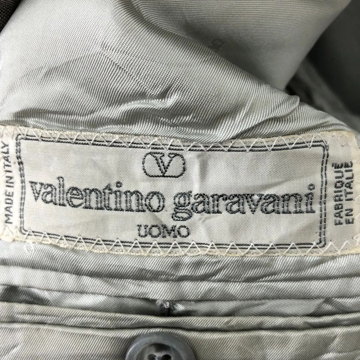 Valentino Vtg 90’ VALENTINO GARAVANI UOMO Made In Italy Blazer Pure Size 44R - 6 Thumbnail