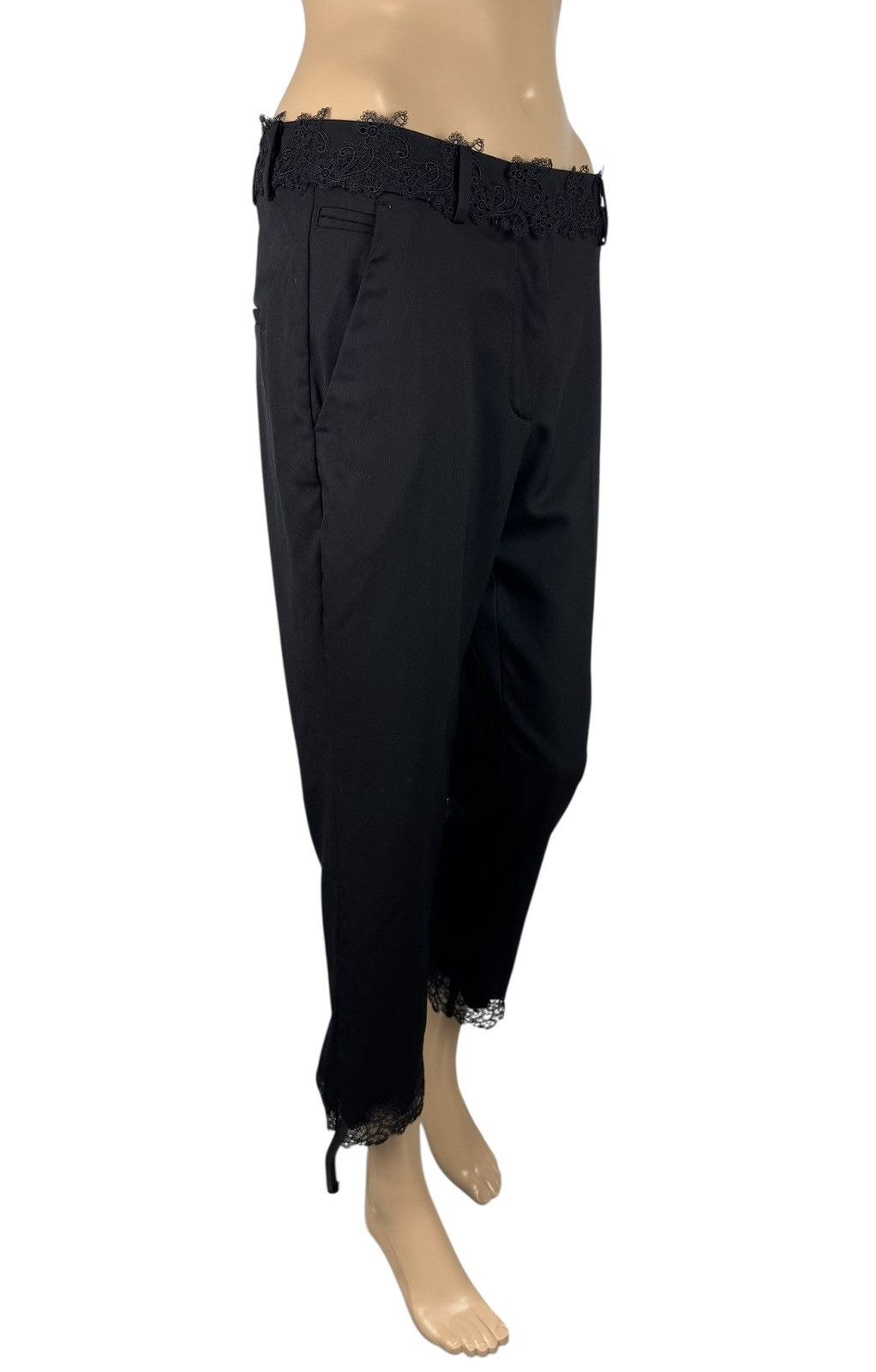 The Kooples The Kooples Dress Wool Pants Crop Lace Decorated size FR36 Size 26" / US 2 / IT 38 - 5 Thumbnail