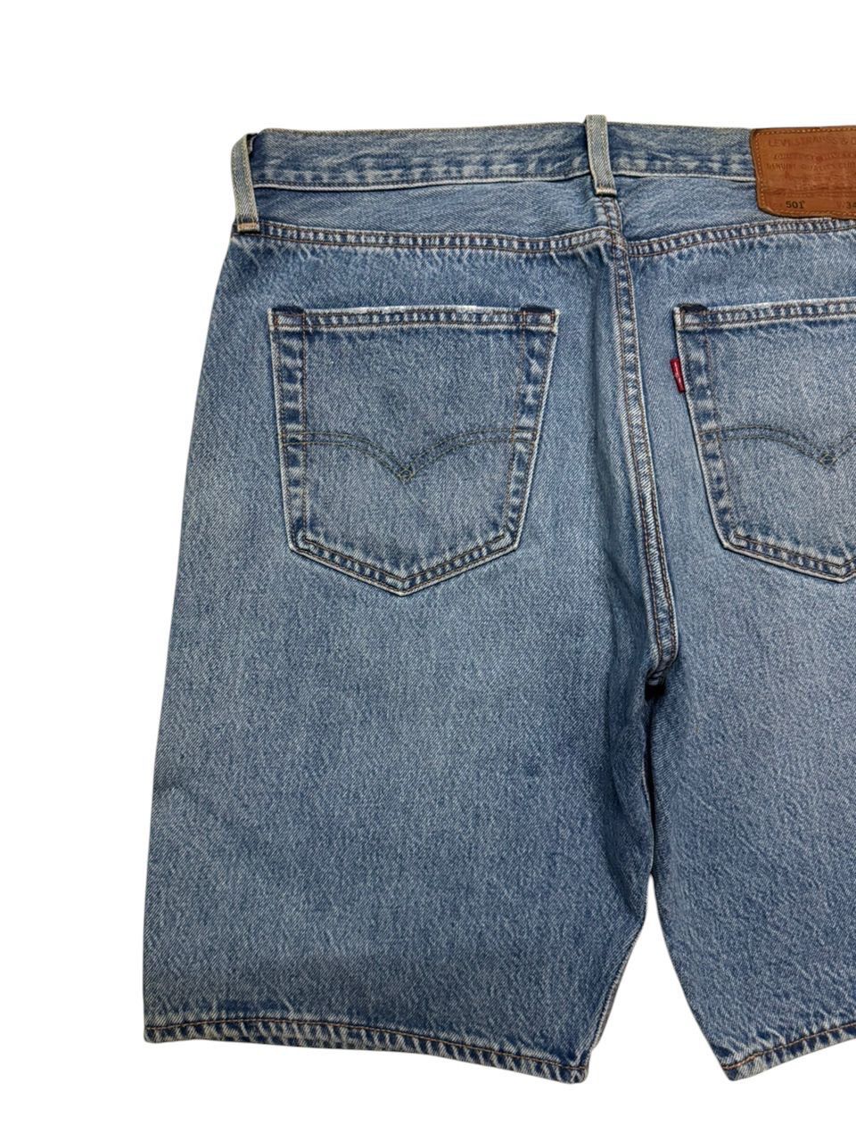Levi's VINTAGE 2000s Y2K LEVI’S 501 STONED WASH SHORT Size US 32 / EU 48 - 11 Thumbnail