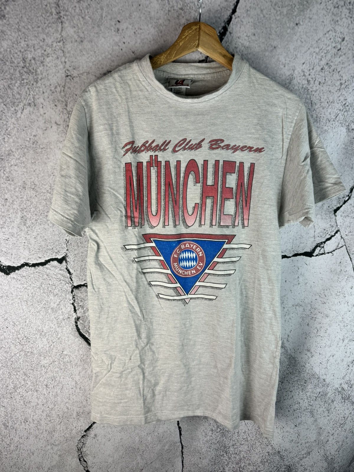 Vintage 90s Bayern munchen vintage t-shirt bundesliga Germany Size US M / EU 48-50 / 2 - 1 Thumbnail