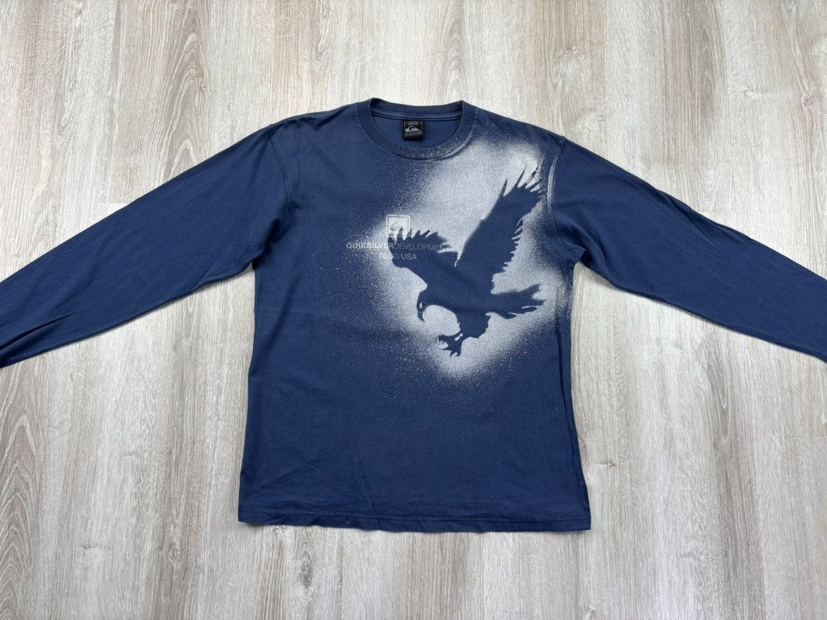 Quiksilver × Vintage Mens vintage long sleeve Quiksilver Size Medium Size US M / EU 48-50 / 2 - 2 Thumbnail