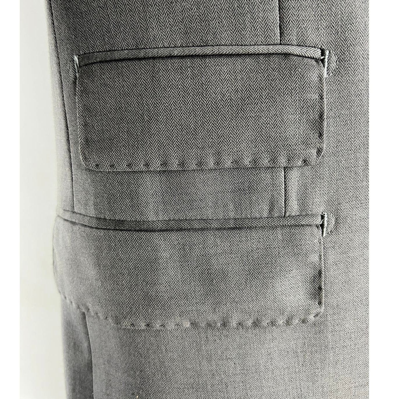Valentino Valentino Mens Blazer Zegna 150S Gray Wool Silk Jacket Sz 42 Size US L / EU 52-54 / 3 - 11 Thumbnail
