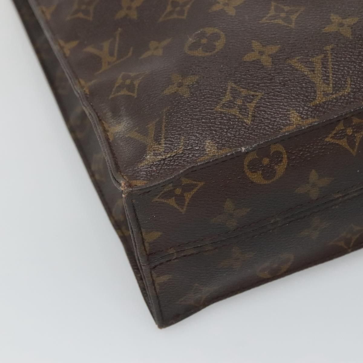 Louis Vuitton LOUIS VUITTON Monogram Sac Plat Hand Bag M51140 Size ONE SIZE - 14 Thumbnail